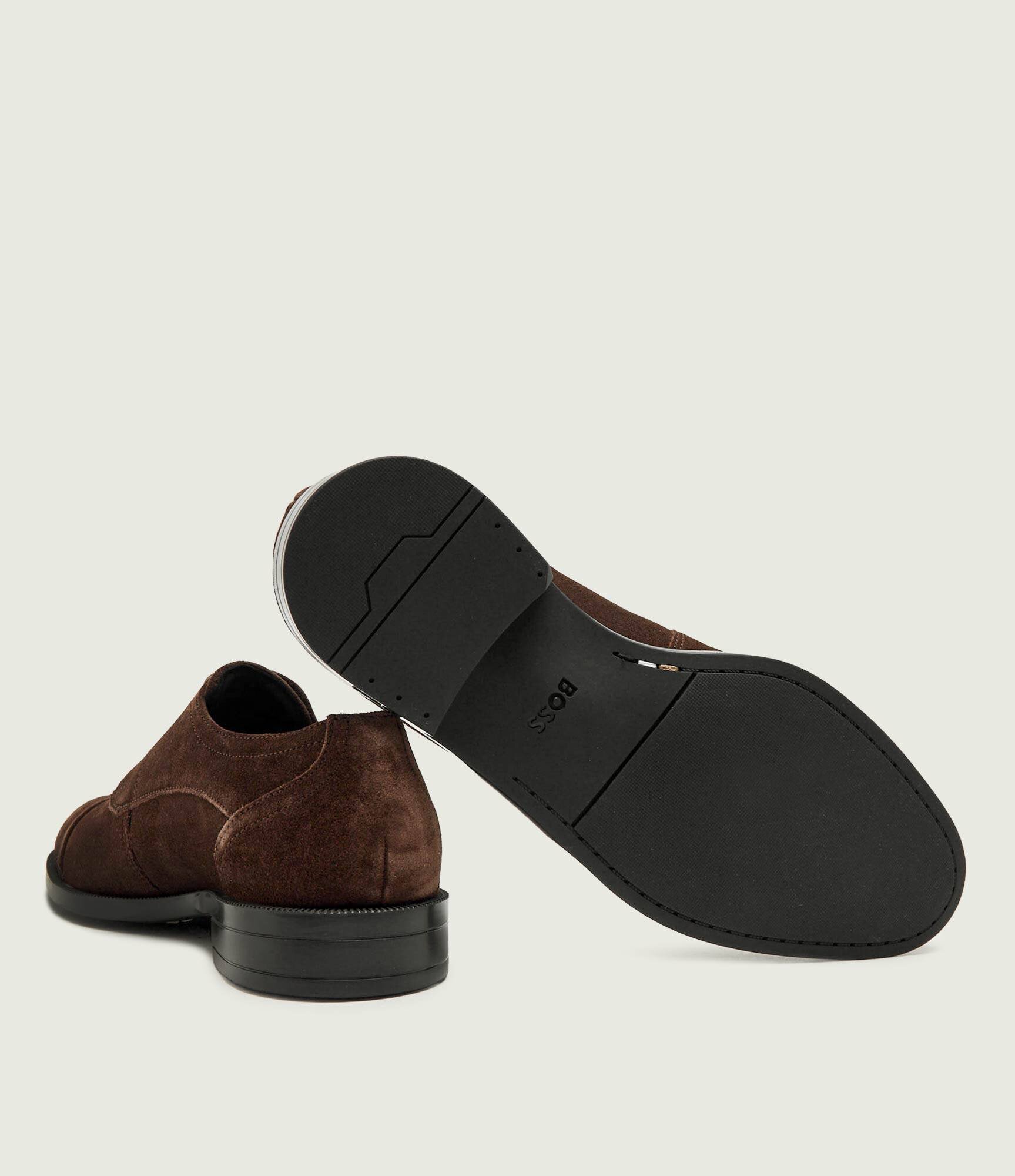 BOSS BLACK Pantofi derby Tayil_Derb_sdct | piele întoarsă