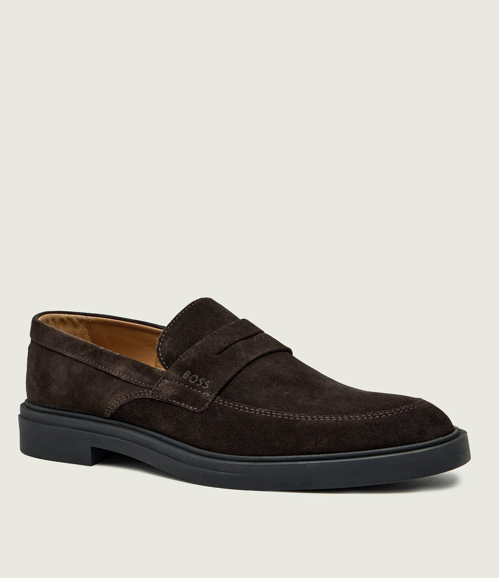 BOSS BLACK Pantofi loafer Calev | piele întoarsă