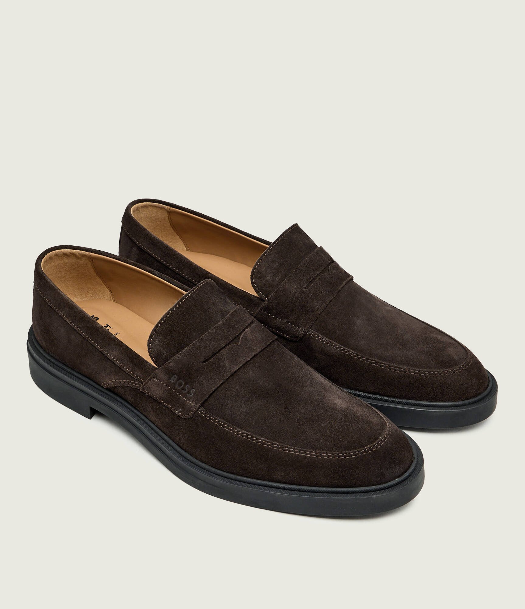 BOSS BLACK Pantofi loafer Calev | piele întoarsă