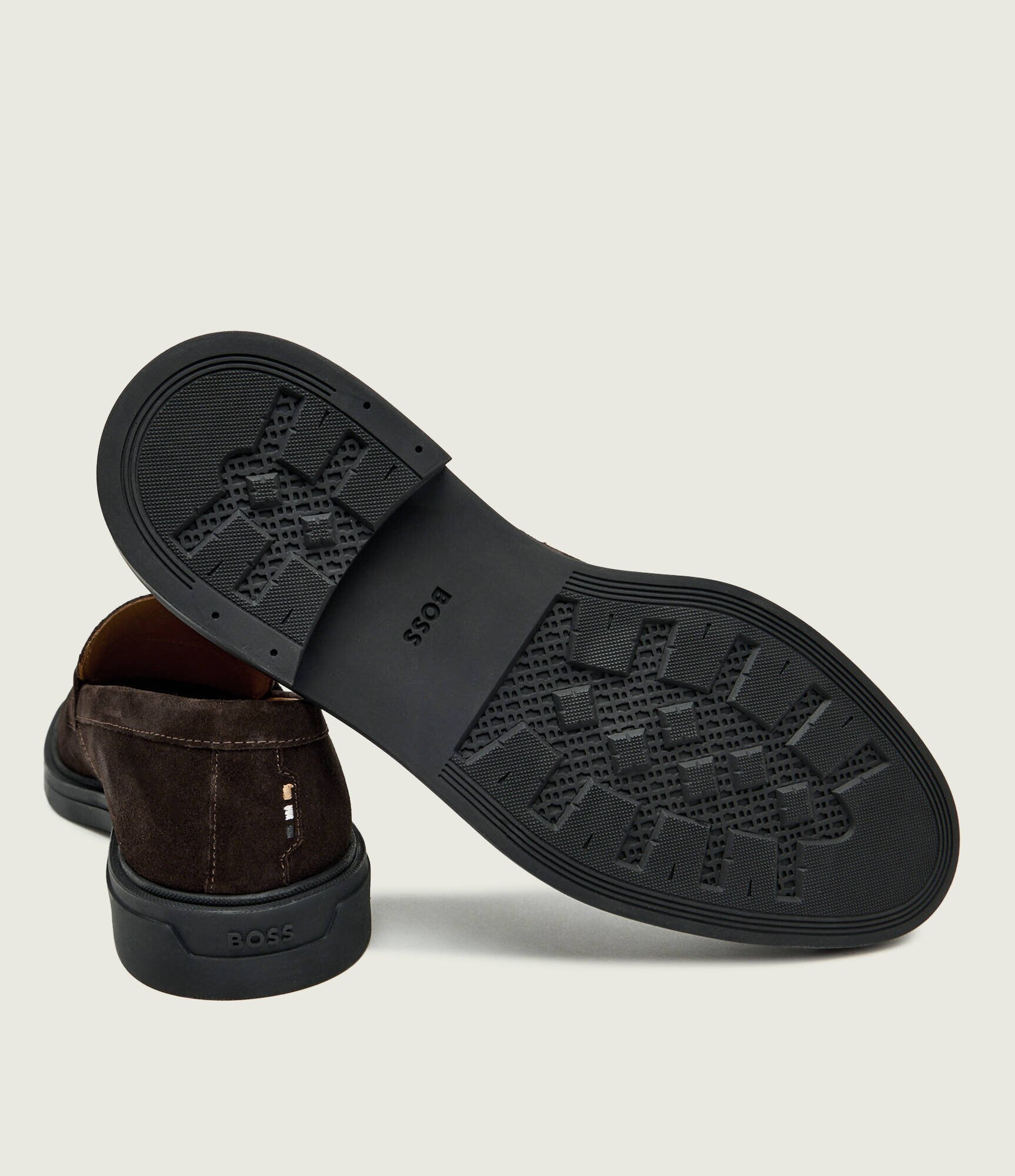BOSS BLACK Pantofi loafer Calev | piele întoarsă