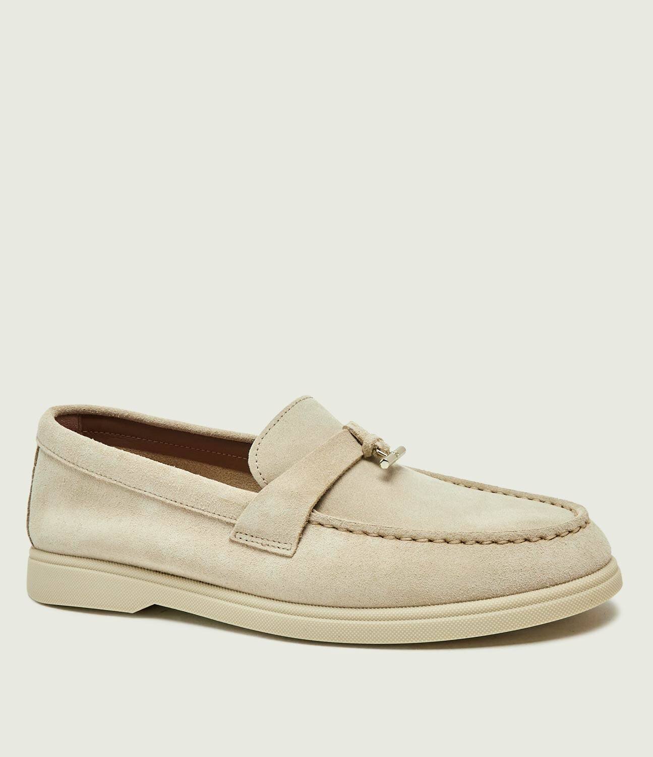 BOSS BLACK Pantofi loafer Sienne_LoafW_sdhw | piele întoarsă