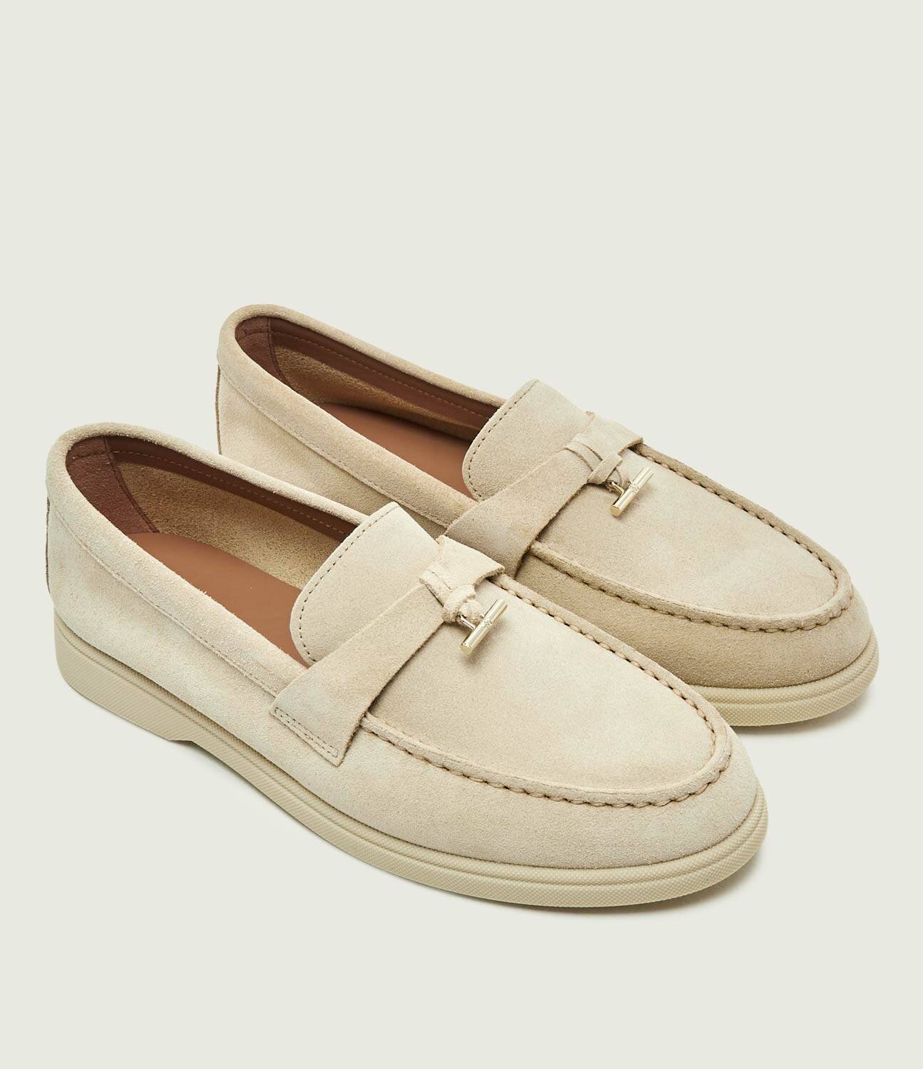 BOSS BLACK Pantofi loafer Sienne_LoafW_sdhw | piele întoarsă