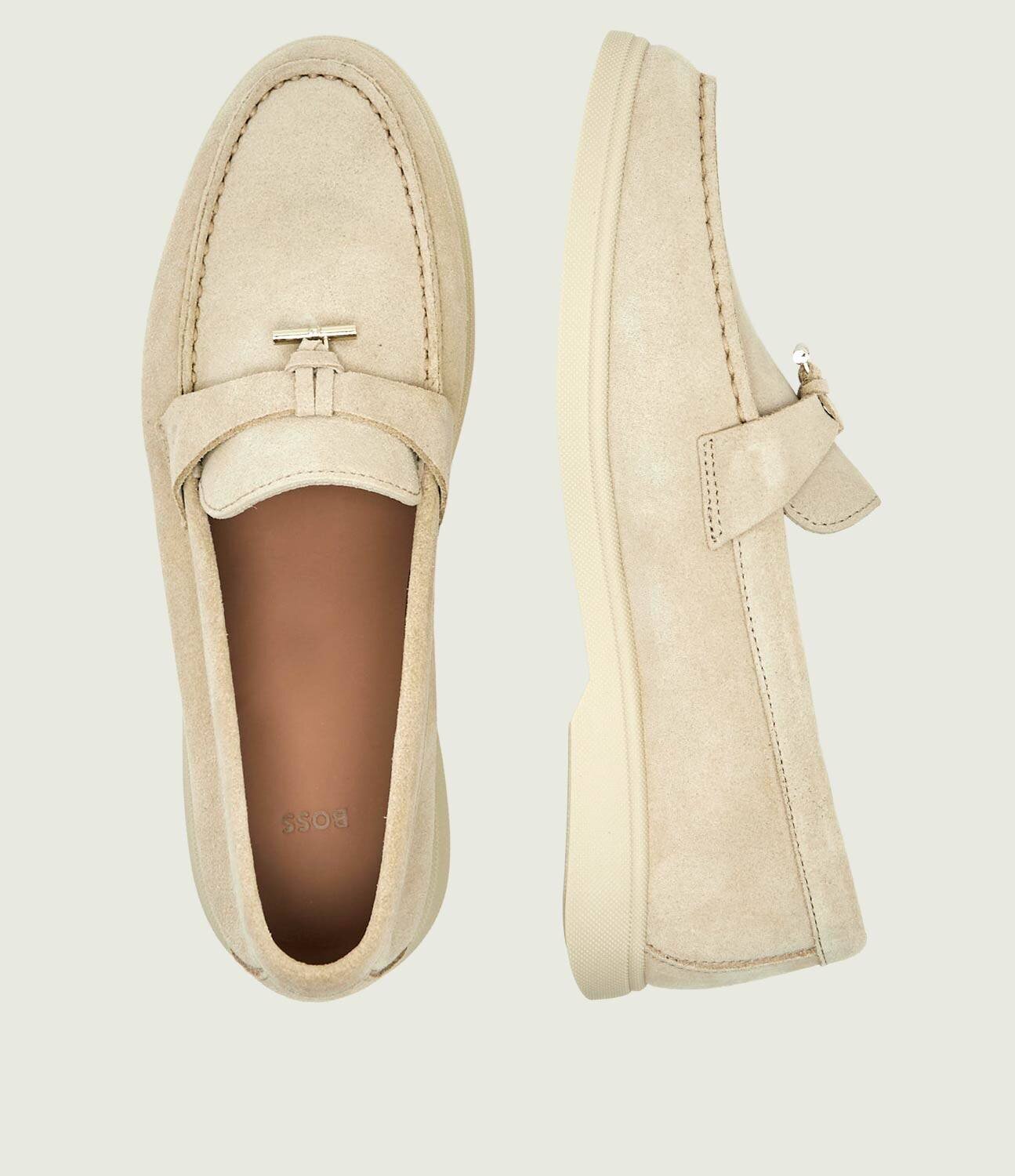 BOSS BLACK Pantofi loafer Sienne_LoafW_sdhw | piele întoarsă