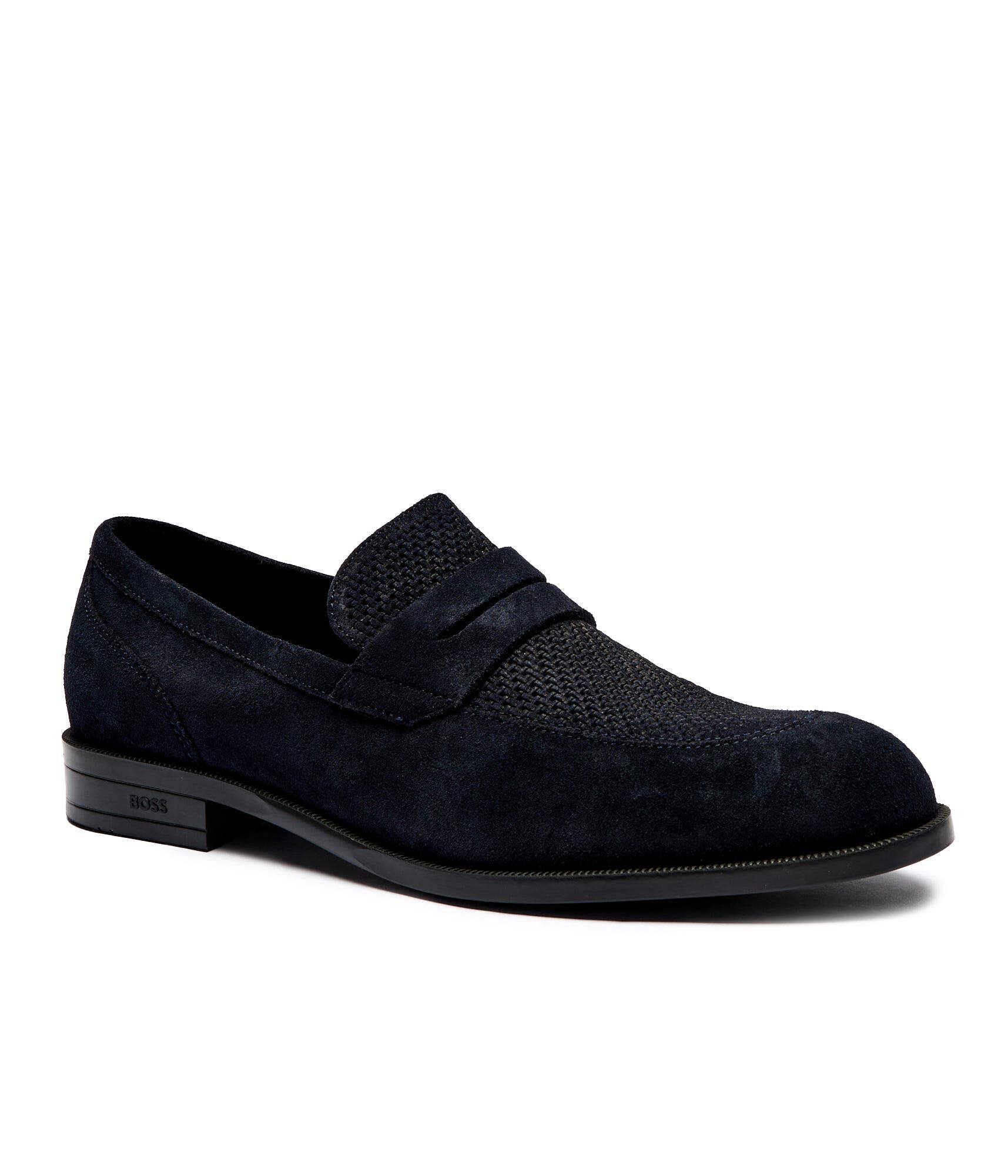 BOSS BLACK Pantofi loafer Tayil | piele întoarsă