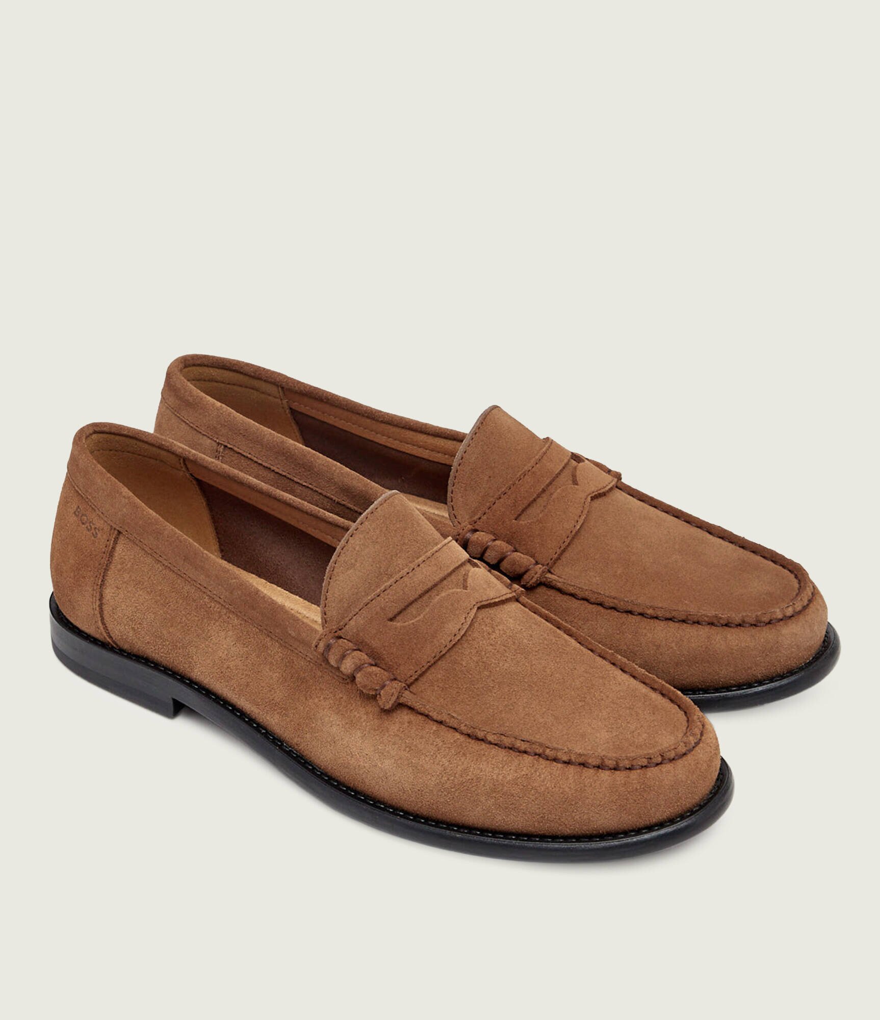 BOSS BLACK Pantofi loafer Tevan_Mocc_sd | piele întoarsă