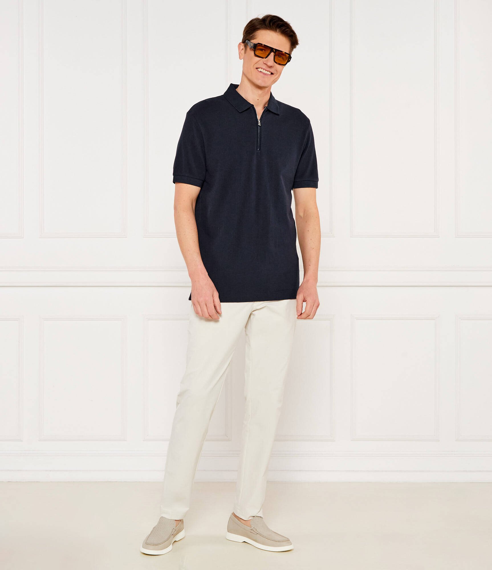 BOSS BLACK Polo H-Paras 120 | Regular Fit