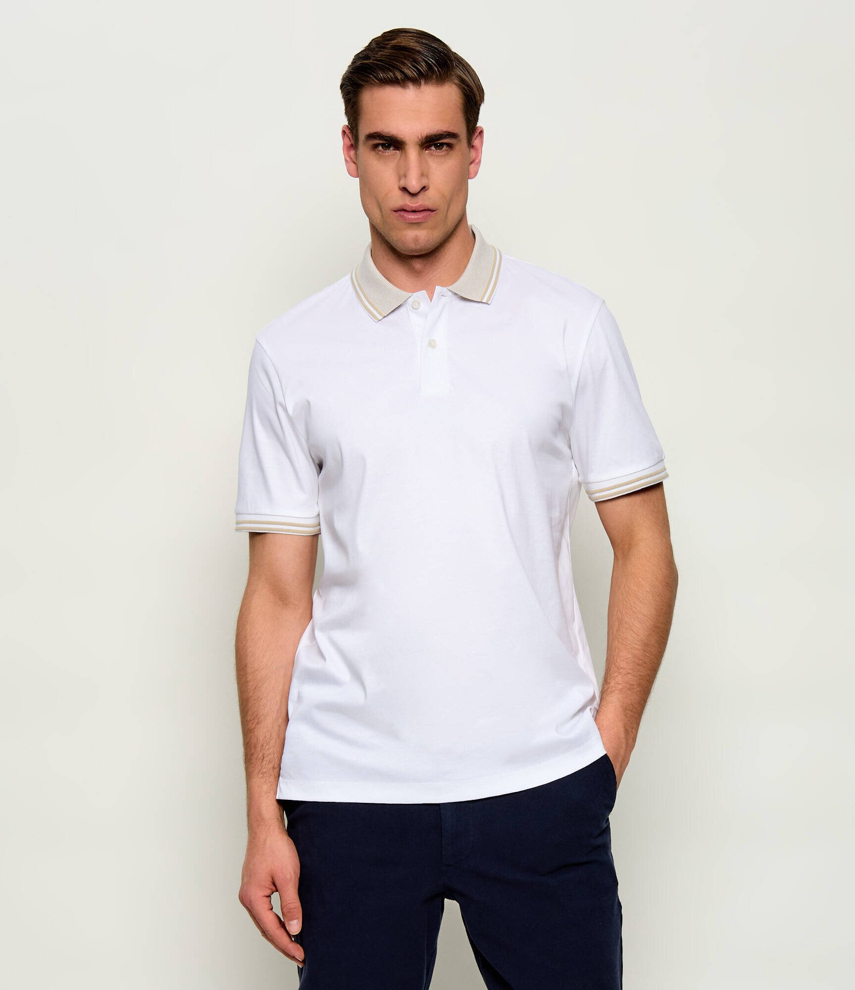 BOSS BLACK Polo H-Phillipson 238 | Slim Fit | mercerizat