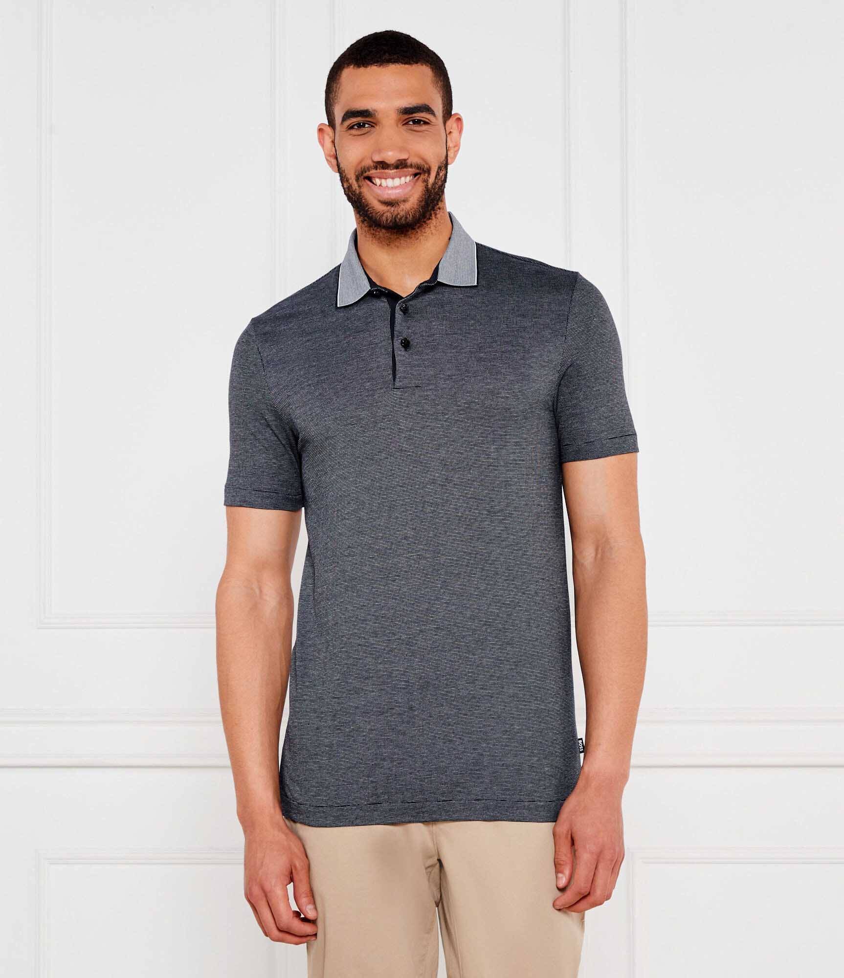 BOSS BLACK Polo H-Pitton 145 | Slim Fit | mercerizat