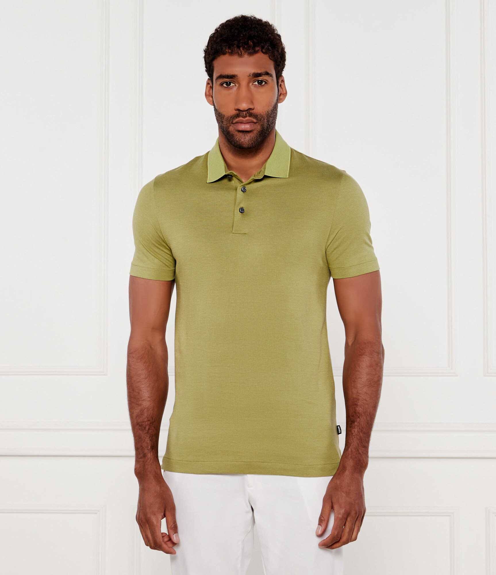 BOSS BLACK Polo H-Pitton 145 | Slim Fit | mercerizat