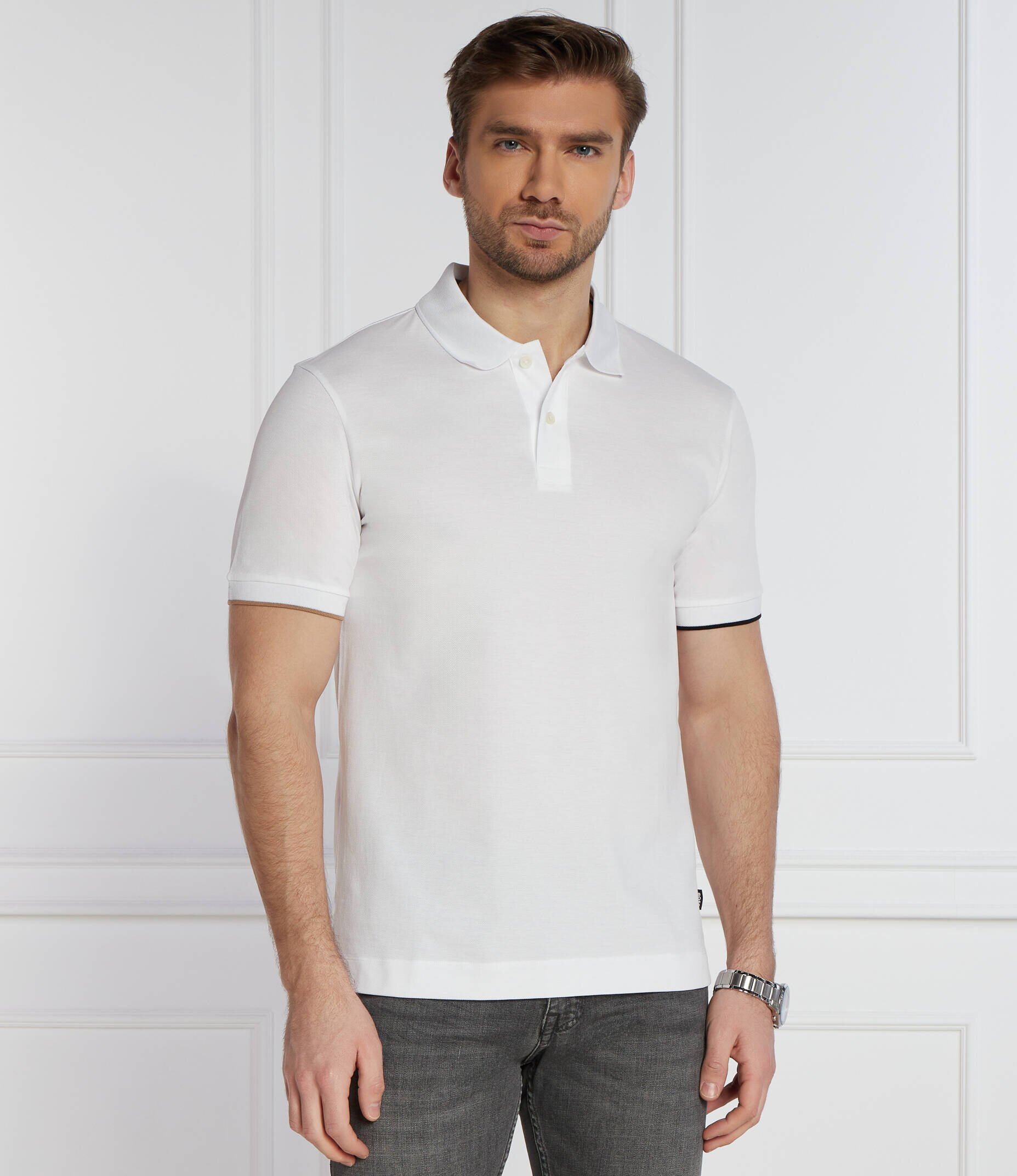 BOSS BLACK Polo Parlay 211 | Regular Fit | pique mercerizat