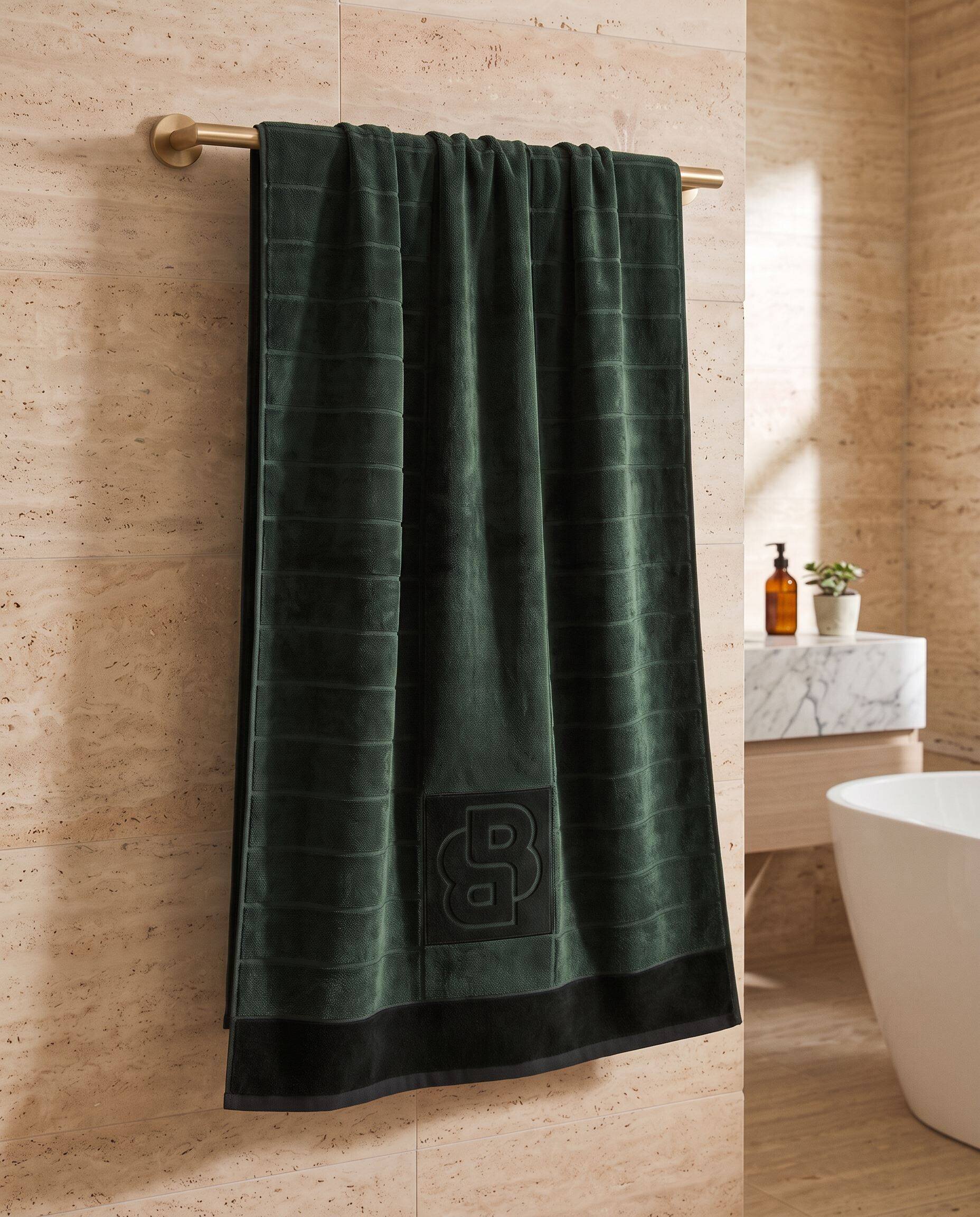 BOSS BLACK Prosop de baie Doubleb | 90 x 150 cm