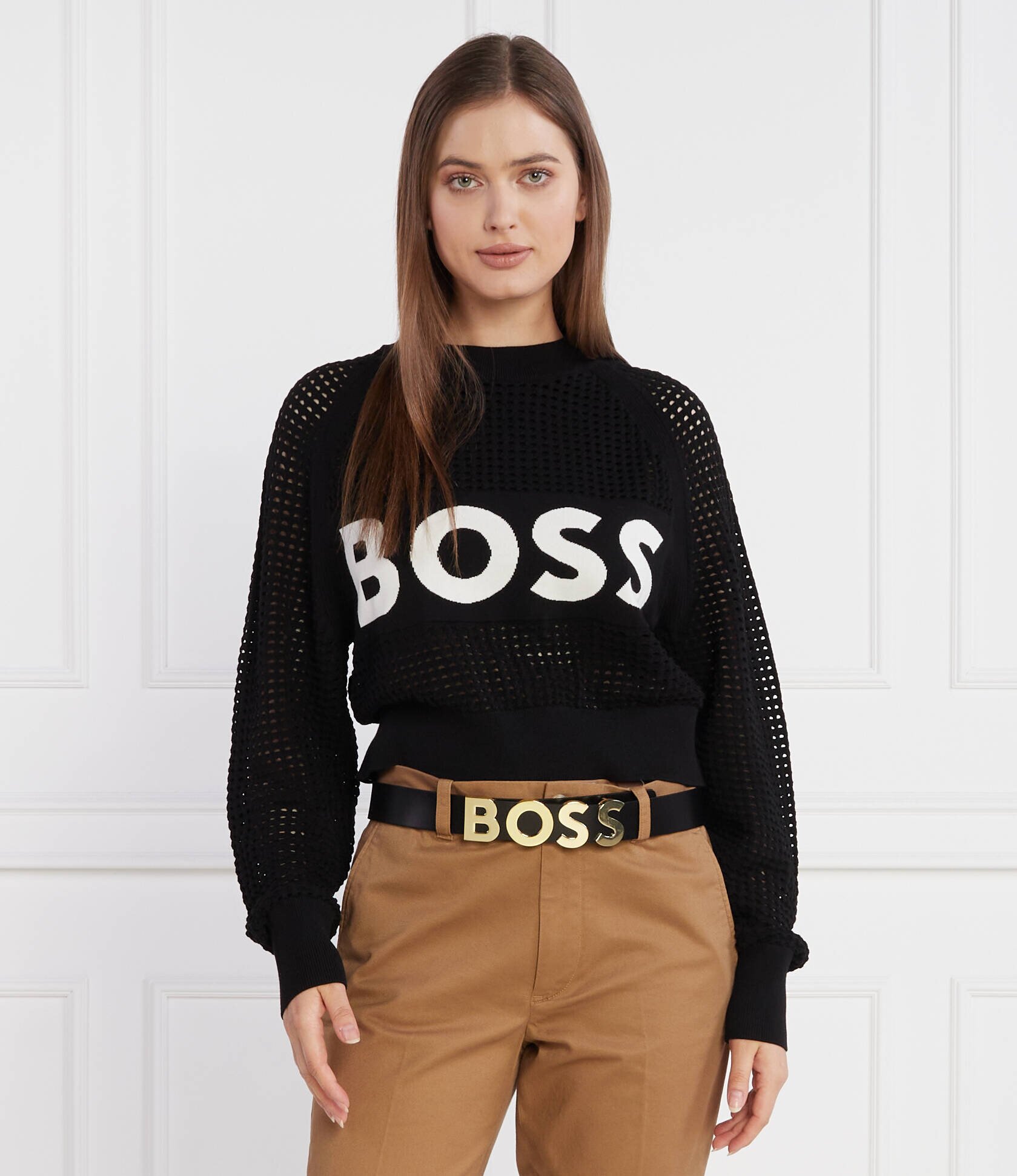 BOSS BLACK Pulover Fenniki | Relaxed fit