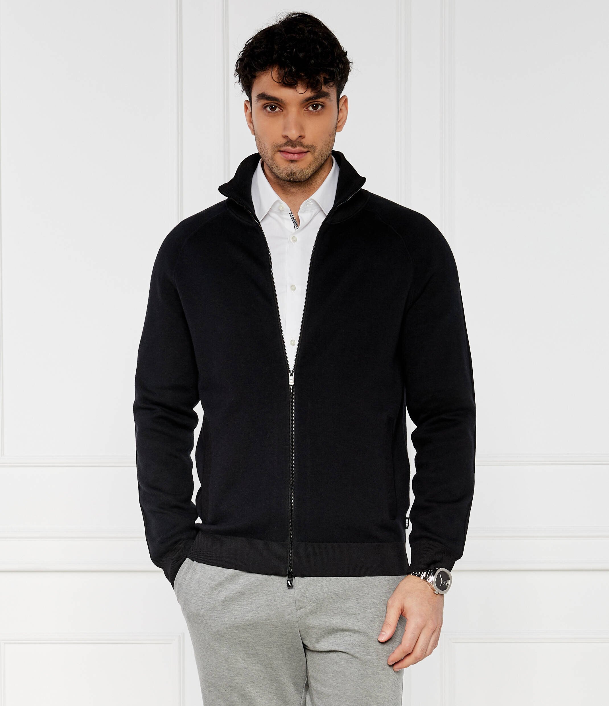 BOSS BLACK Pulover H-Domico | Regular Fit cu adaos de lână