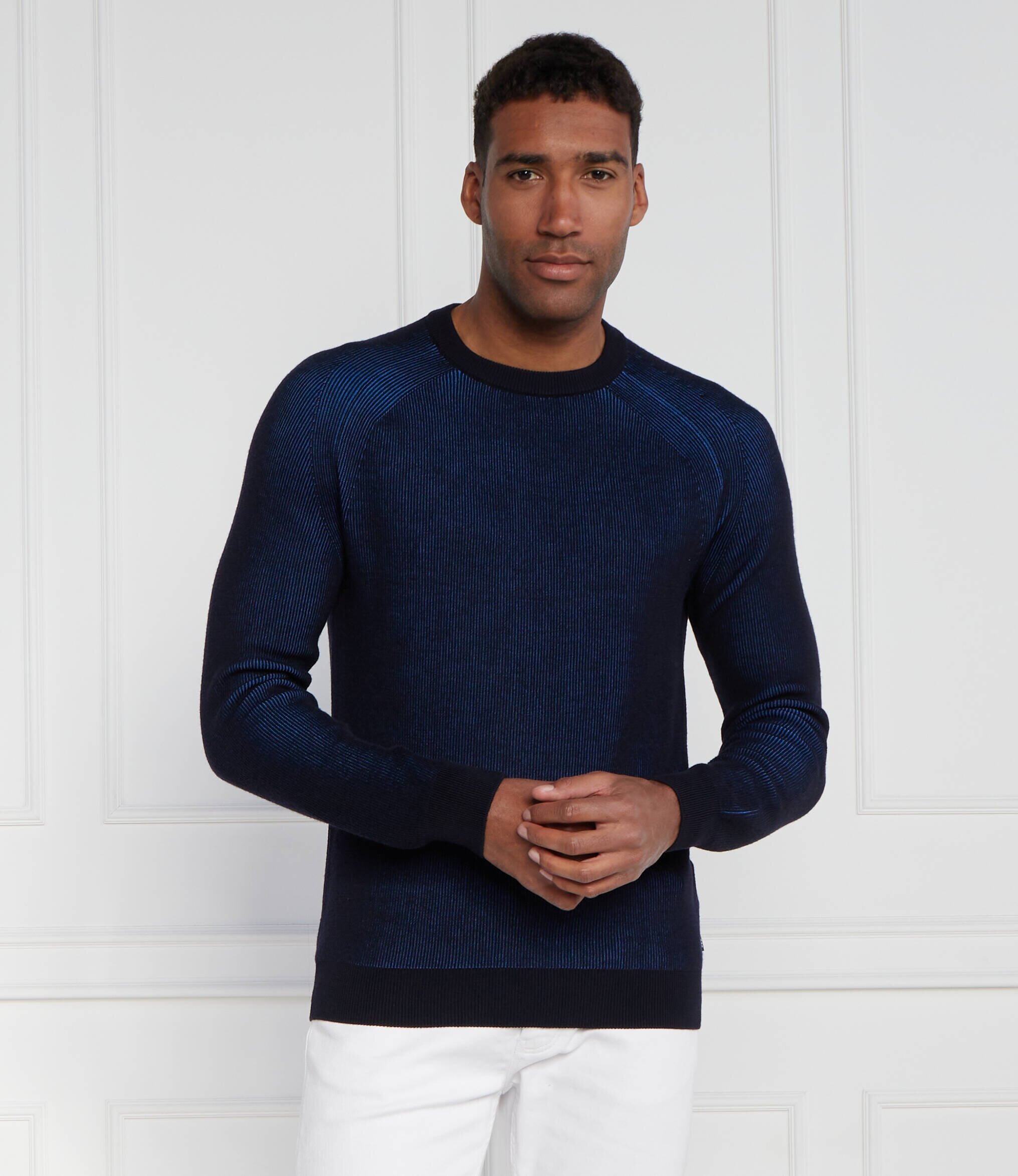 BOSS BLACK Pulover Ossio | Regular Fit cu adaos de lână