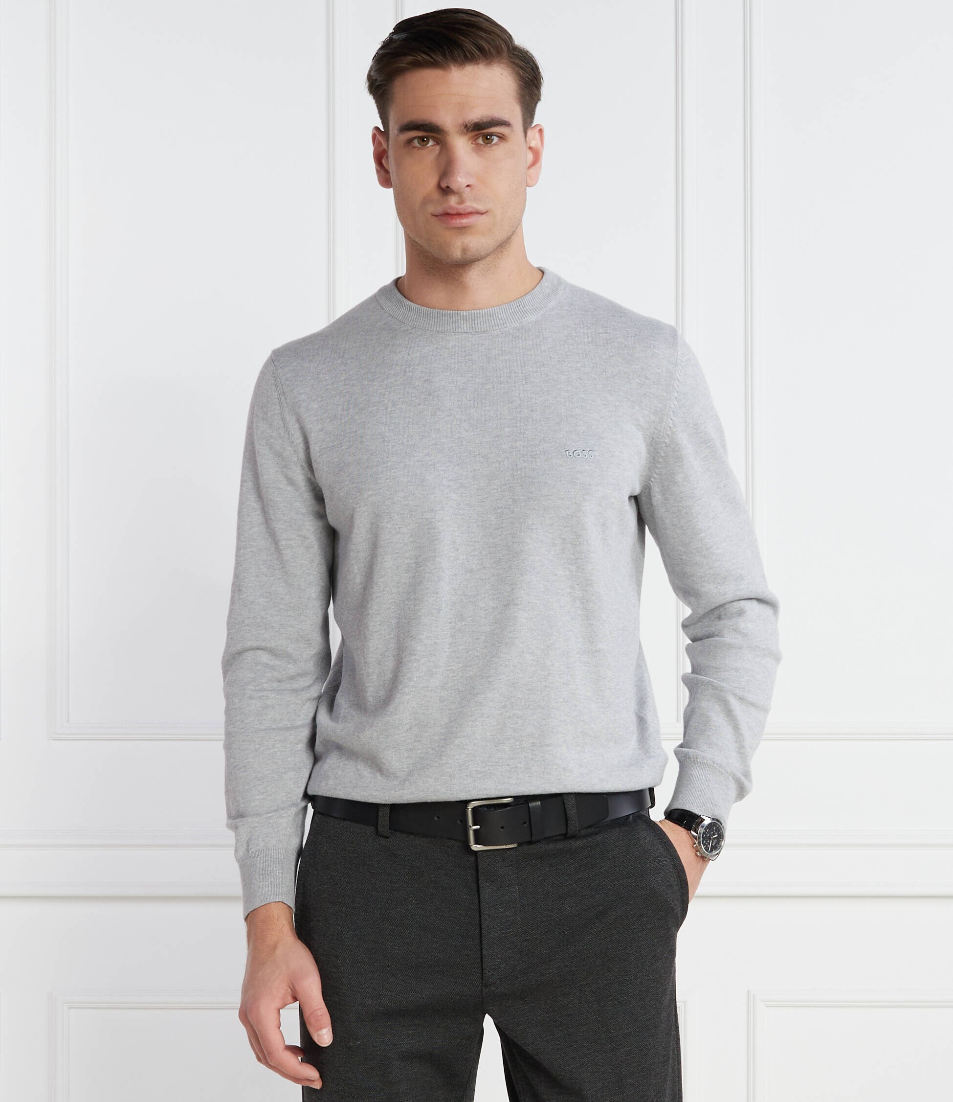 BOSS BLACK Pulover Pacas-L | Regular Fit