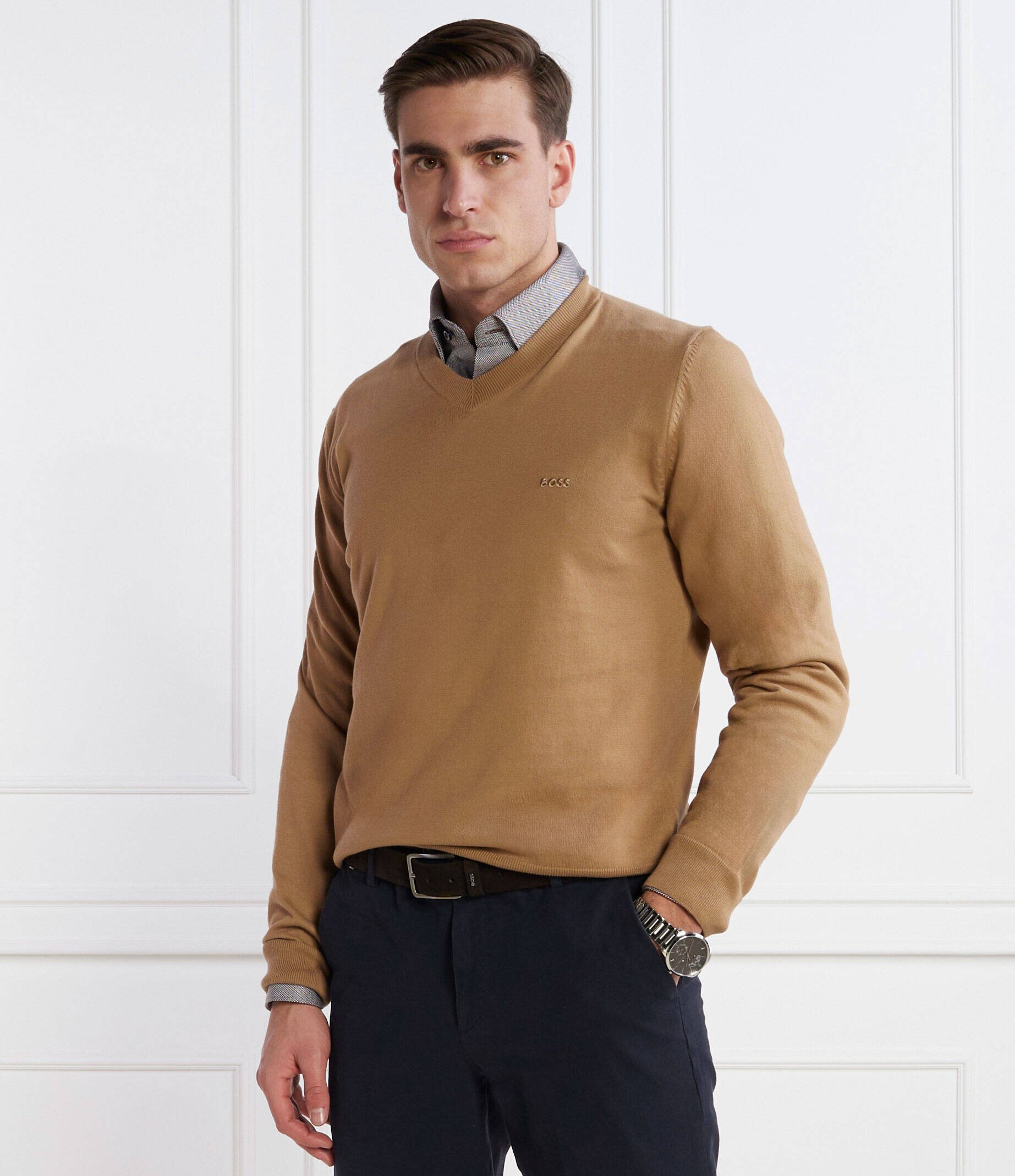 BOSS BLACK Pulover Pacello- | Regular Fit