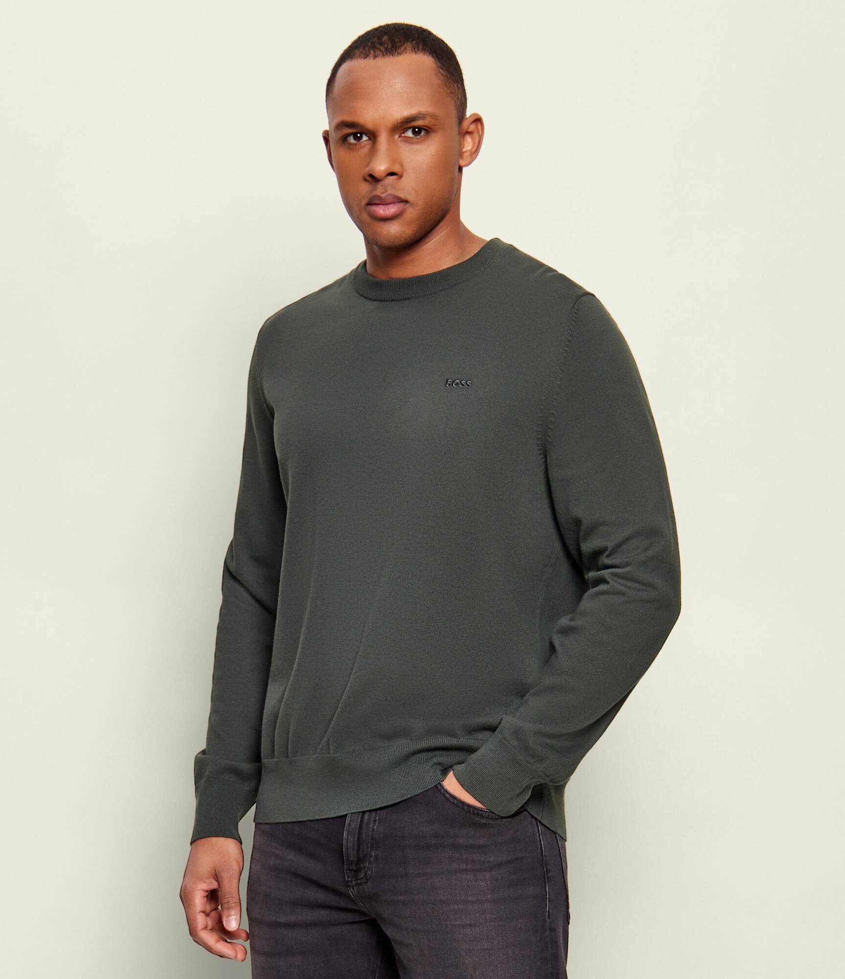 BOSS BLACK Pulover Upacas-L | regular fit