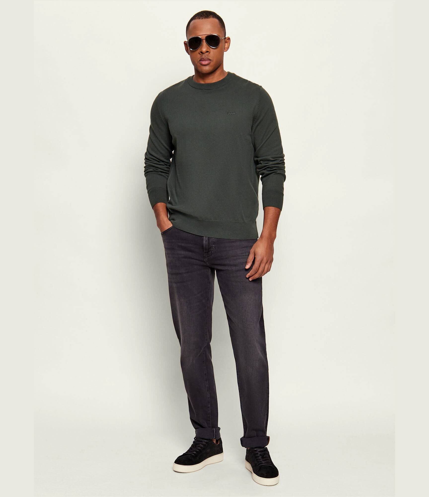 BOSS BLACK Pulover Upacas-L | regular fit