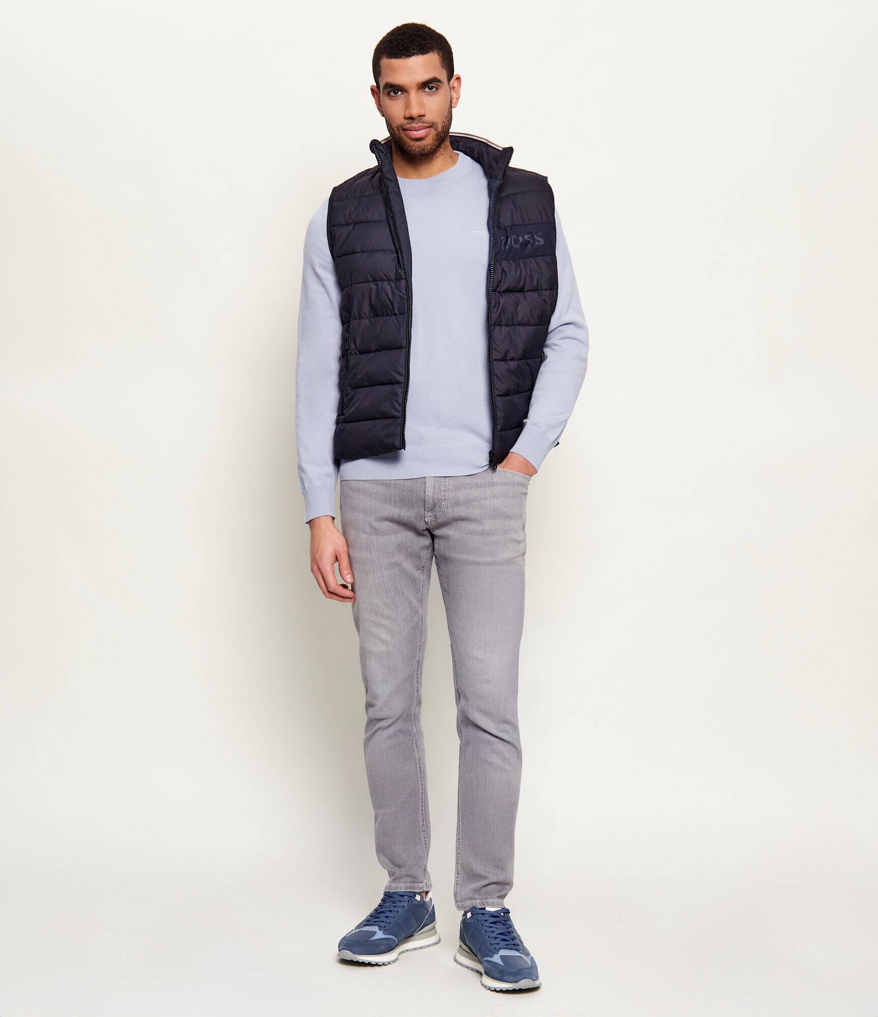 BOSS BLACK Pulover Upacas-L | regular fit