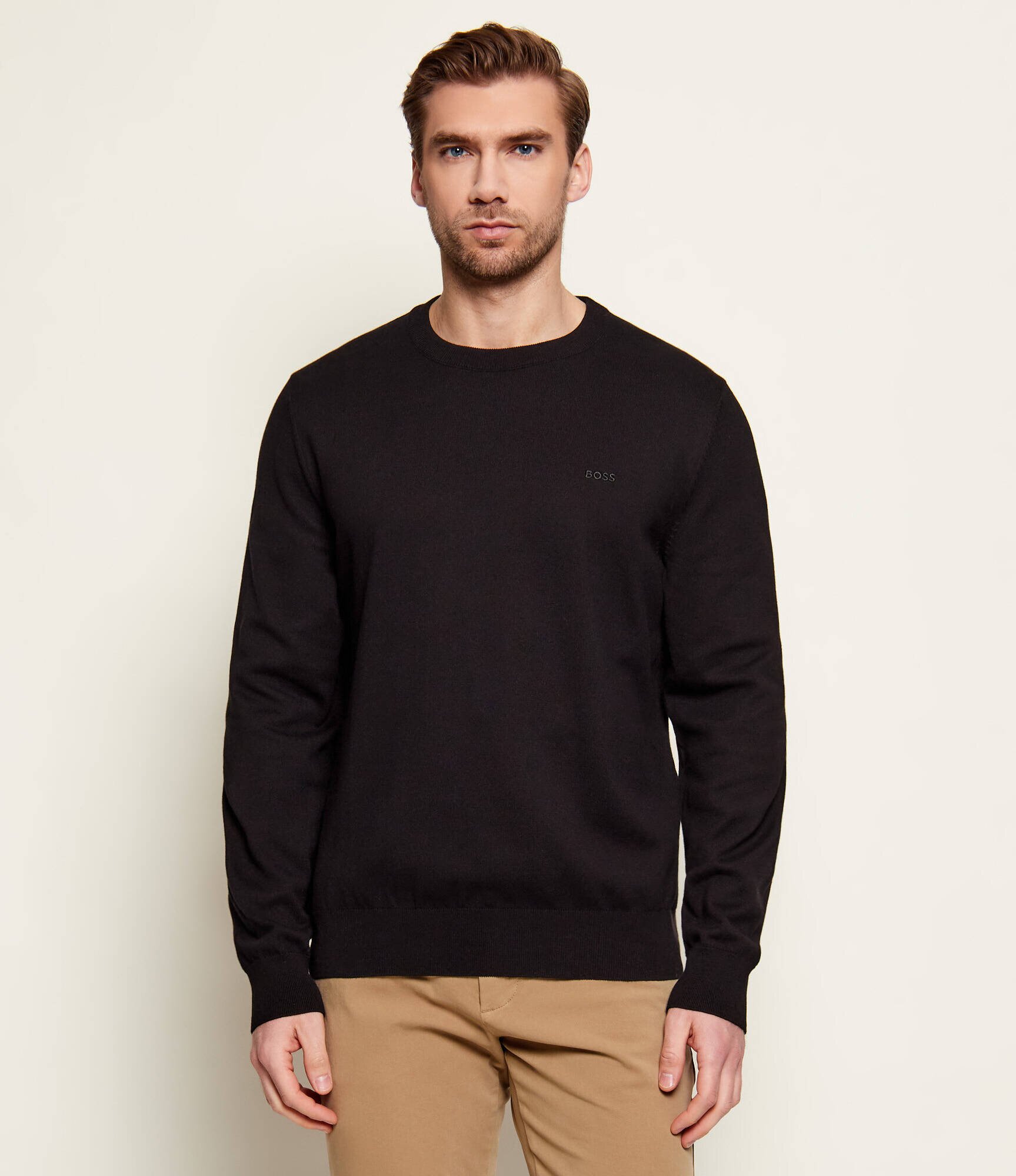 BOSS BLACK Pulover Upacas-L | regular fit