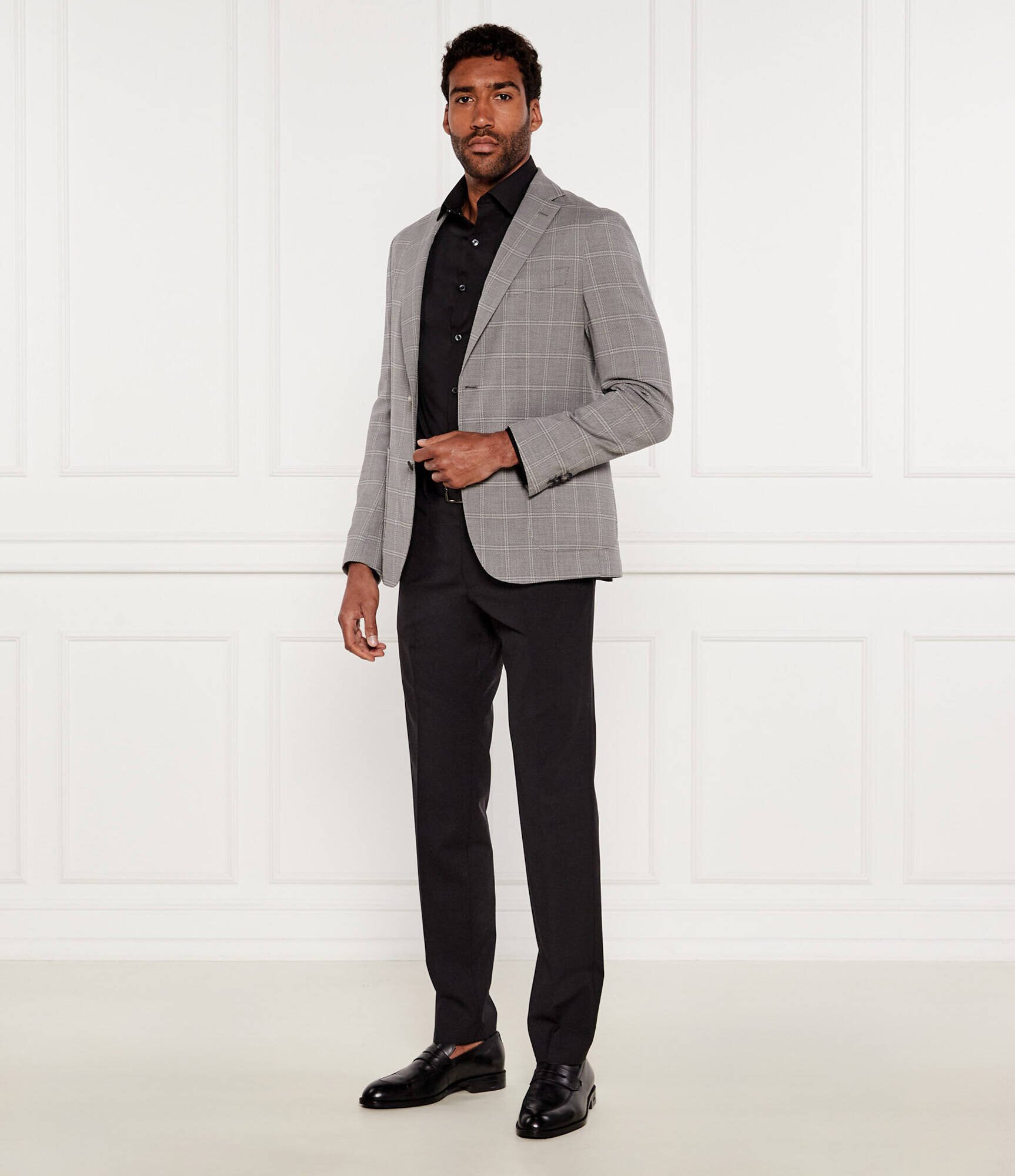 BOSS BLACK Sacou C-Hanry-252 | Slim Fit cu adaos de lână