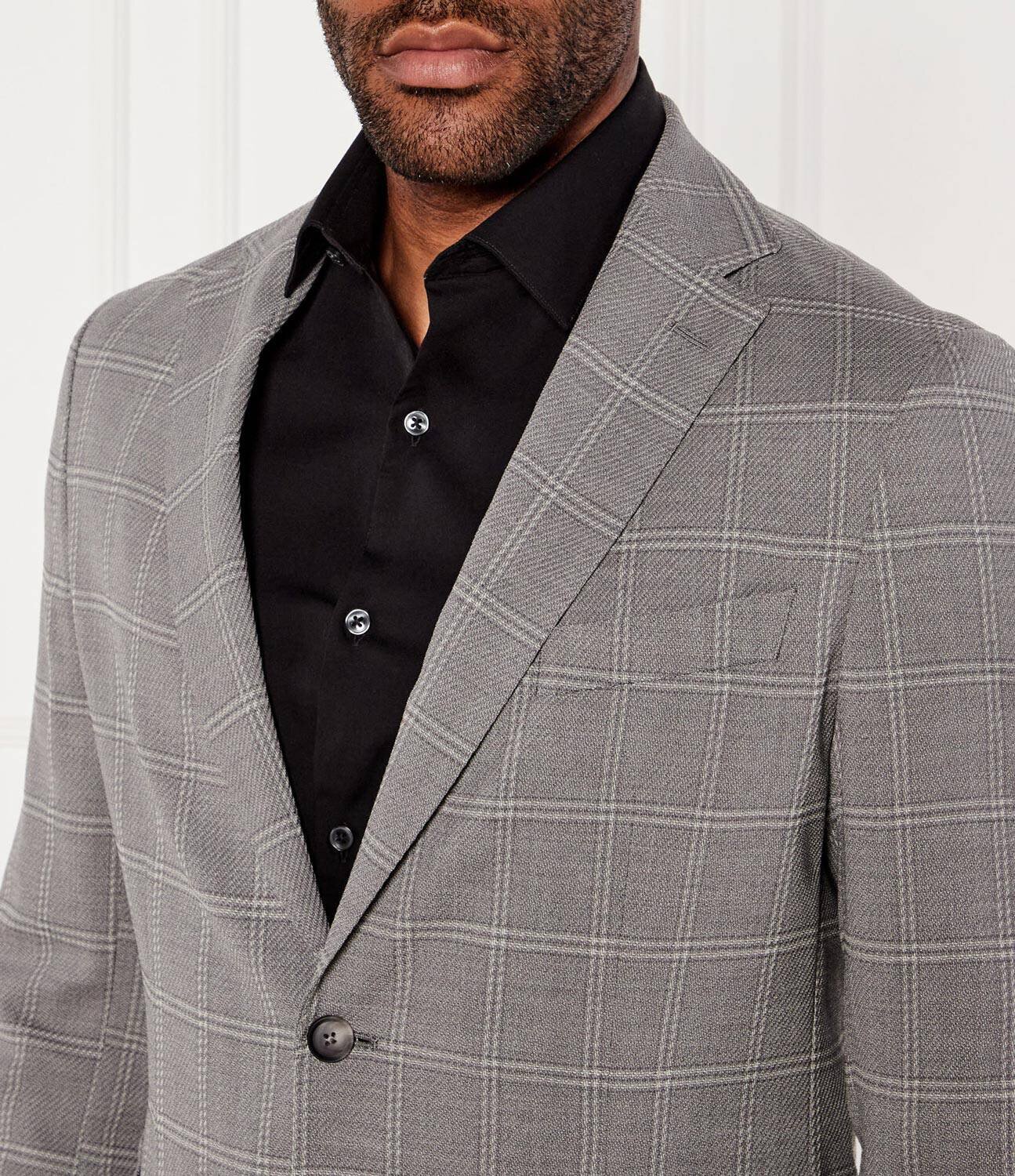 BOSS BLACK Sacou C-Hanry-252 | Slim Fit cu adaos de lână