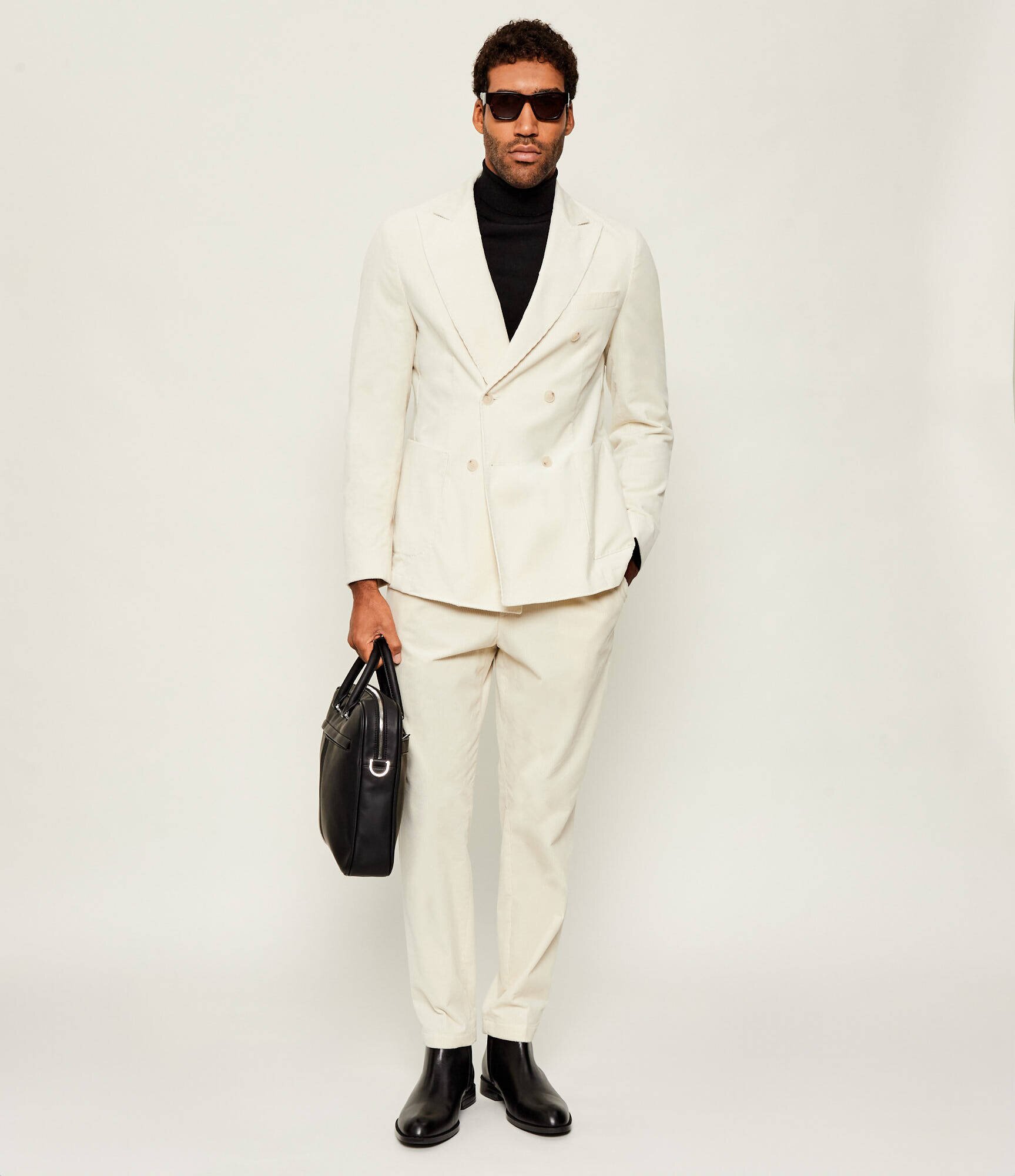 BOSS BLACK Sacou C-Hanry-DB-Pk-254 | Slim Fit | catifea reiată