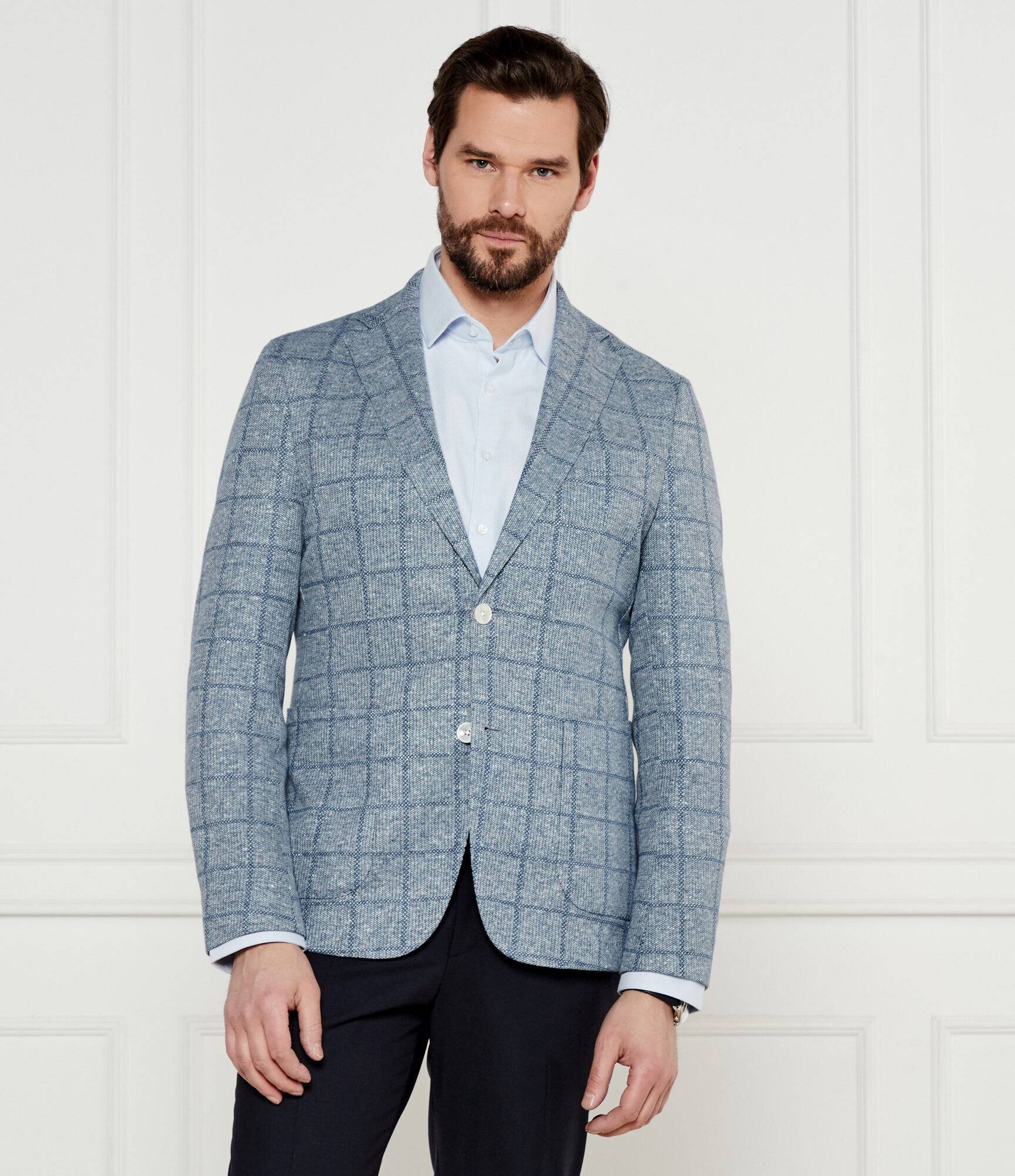 BOSS BLACK Sacou C-Hanry-J-252 | Slim Fit | cu adaos de in