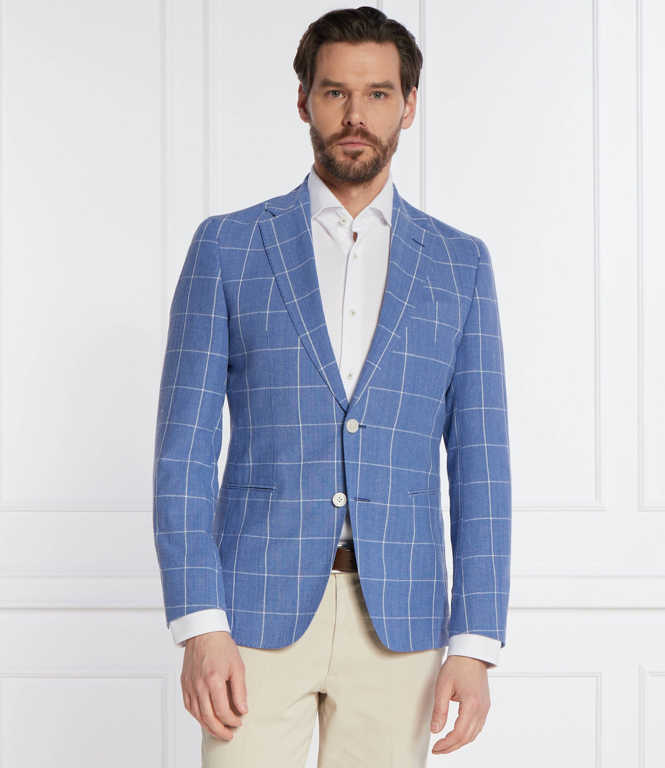 BOSS BLACK Sacou C-Huge | Slim Fit | cu adaos de in