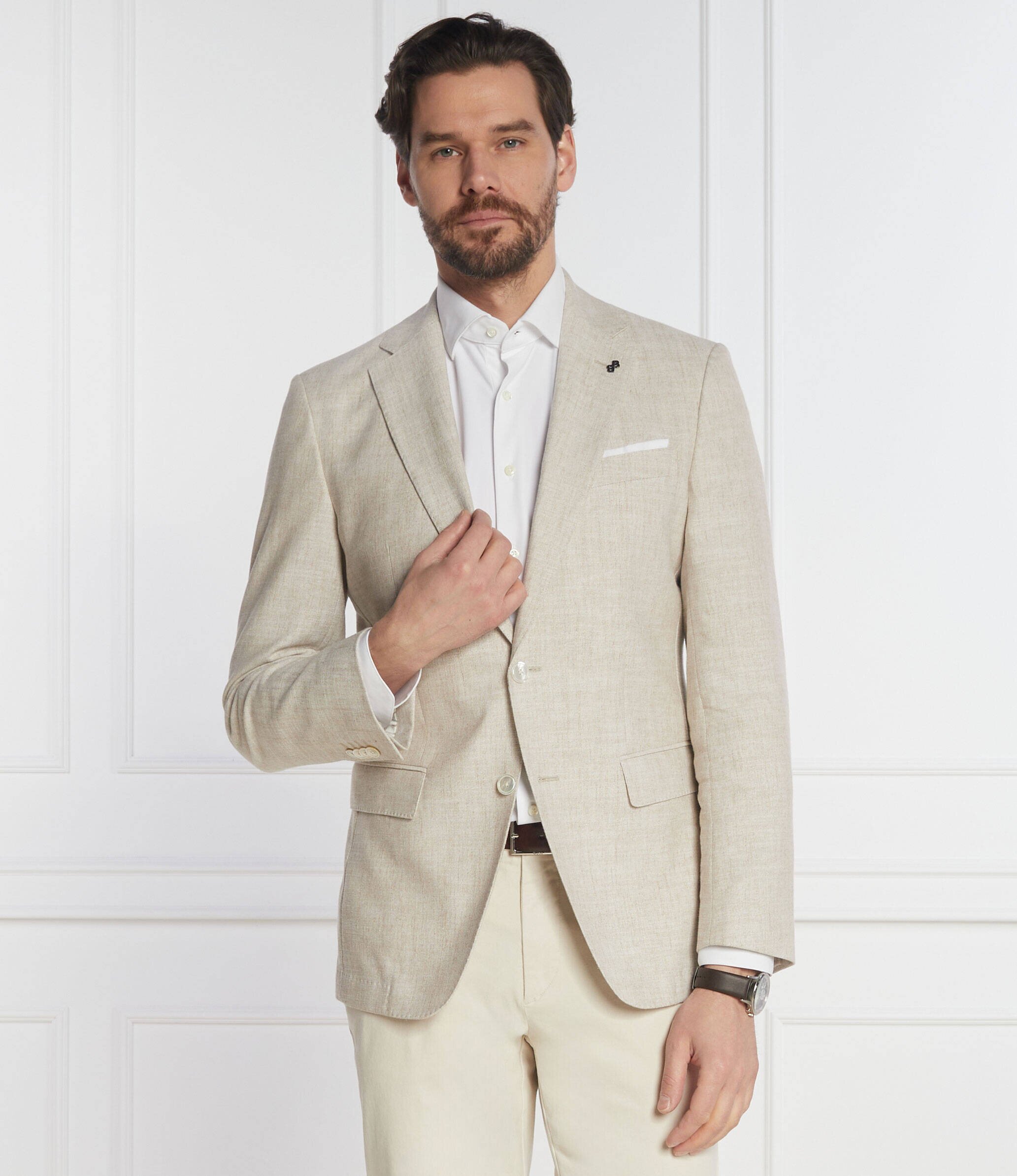 BOSS BLACK Sacou H-Hutson-233 | Slim Fit | cu adaos de in