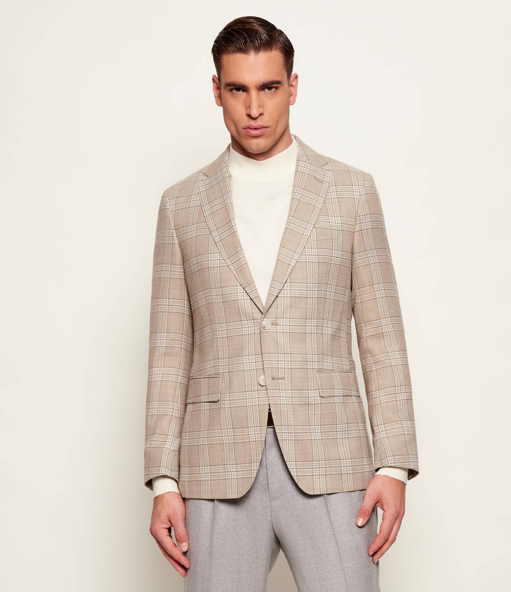 BOSS BLACK Sacou H-Hutson-251 | Slim Fit cu adaos de lână
