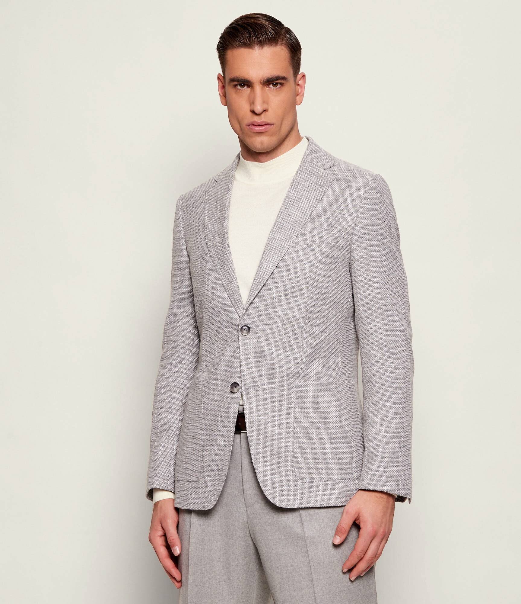 BOSS BLACK Sacou H-Hutson-2PP-253 | regular fit | cu adaos de in