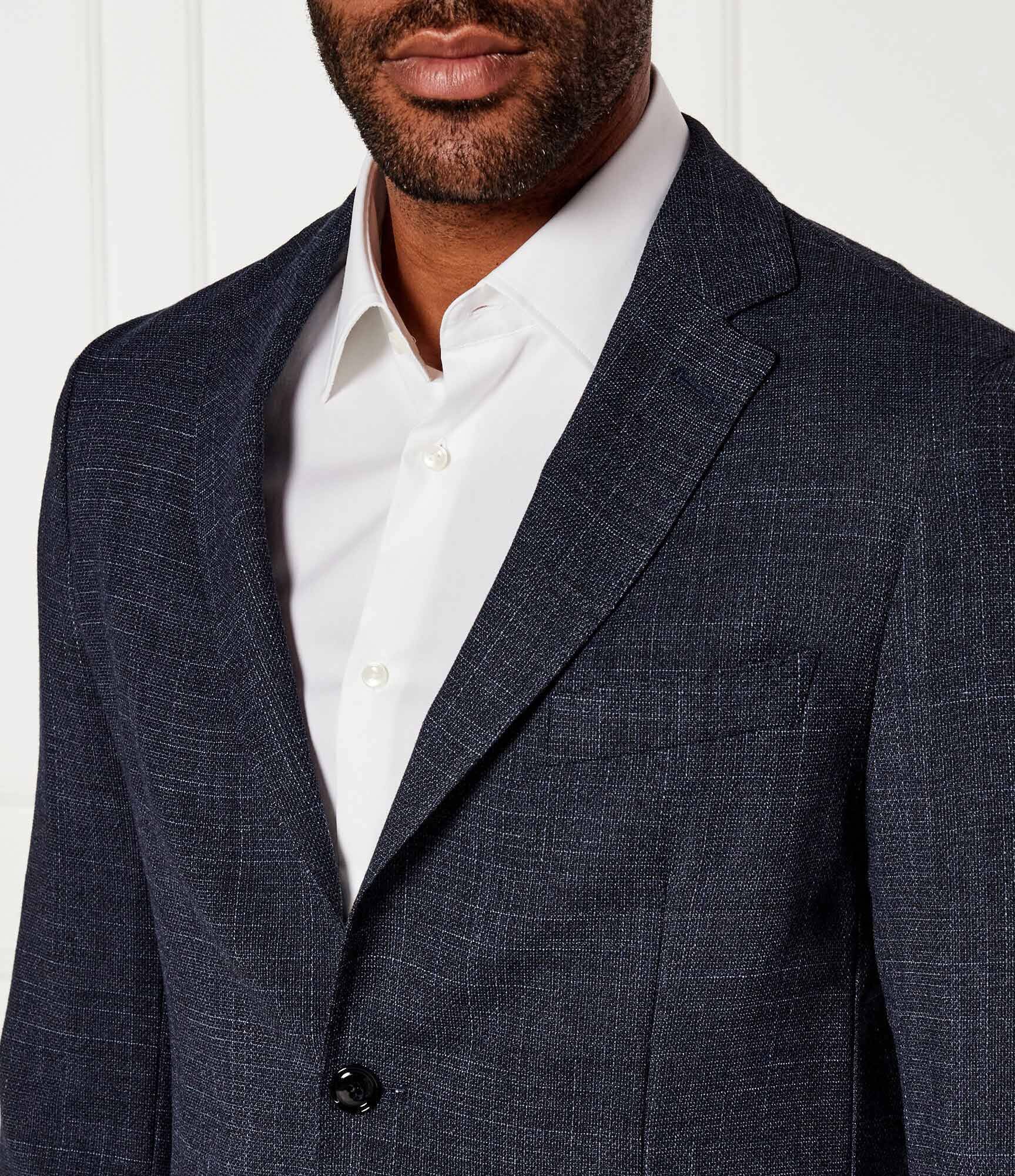 BOSS BLACK Sacou Hanry | Slim Fit cu adaos de lână