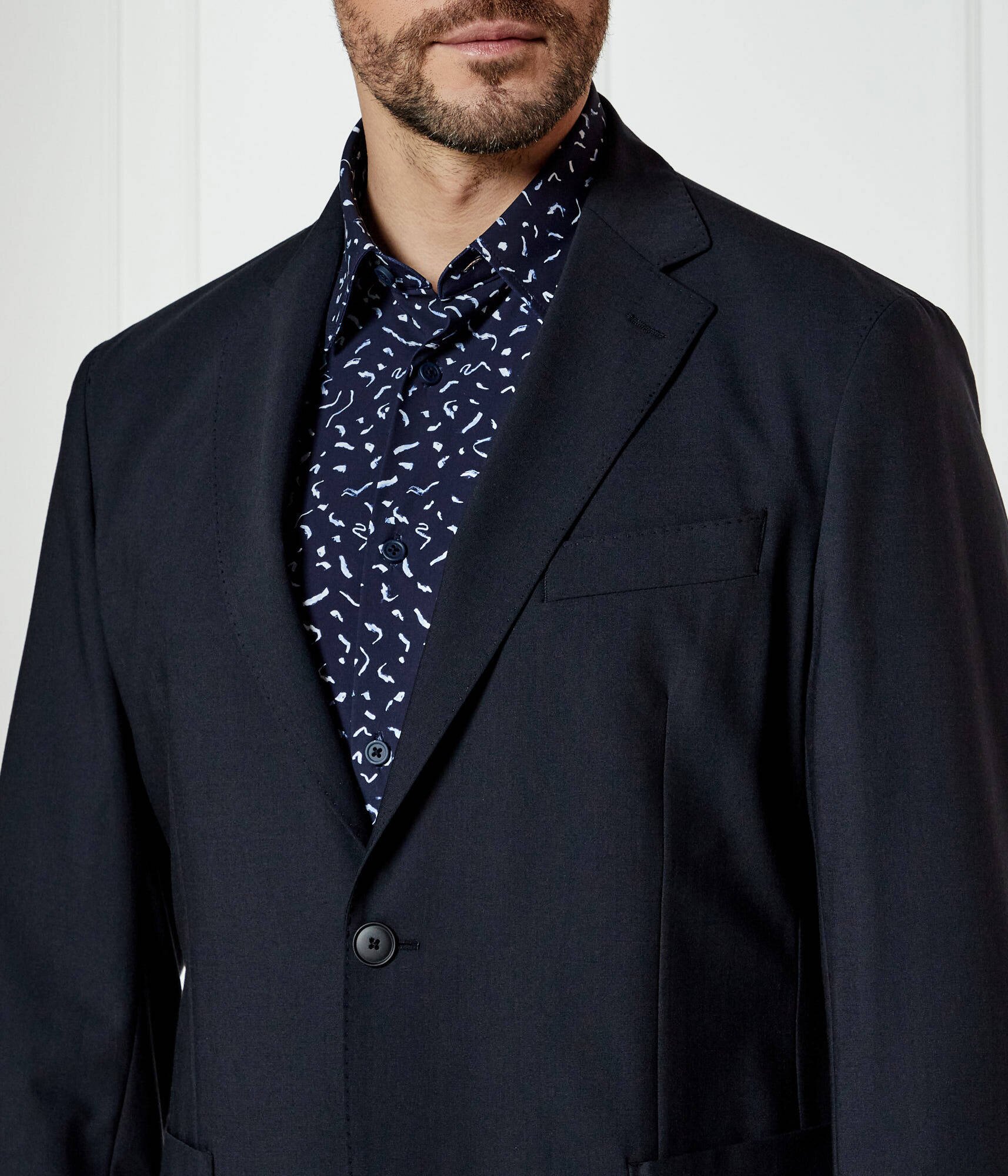 BOSS BLACK Sacou P-Hanry-244 | Slim Fit cu adaos de lână
