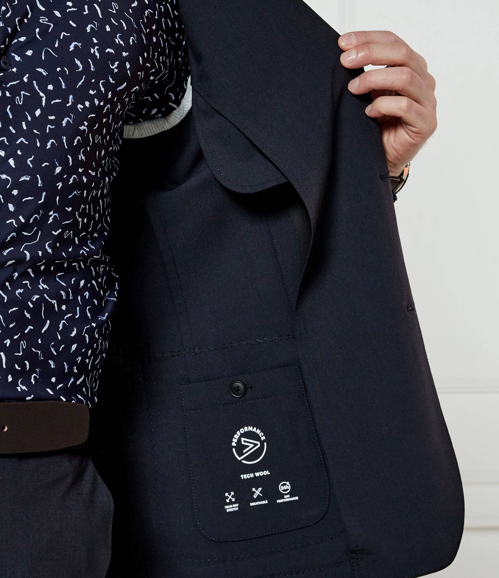 BOSS BLACK Sacou P-Hanry-244 | Slim Fit cu adaos de lână
