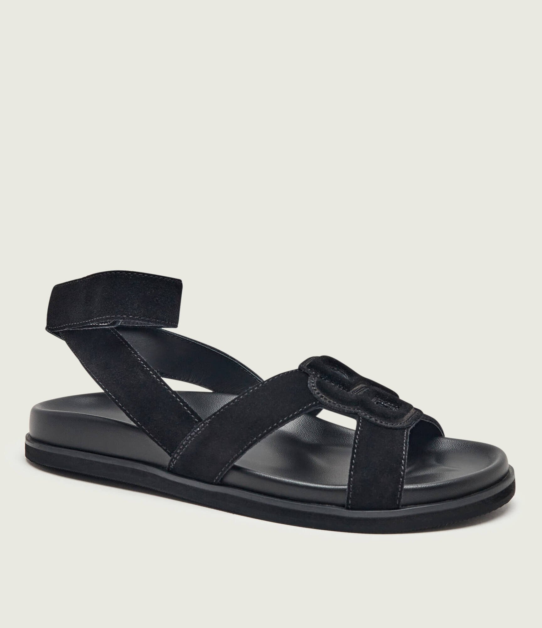 BOSS BLACK Sandale Freyah | piele întoarsă