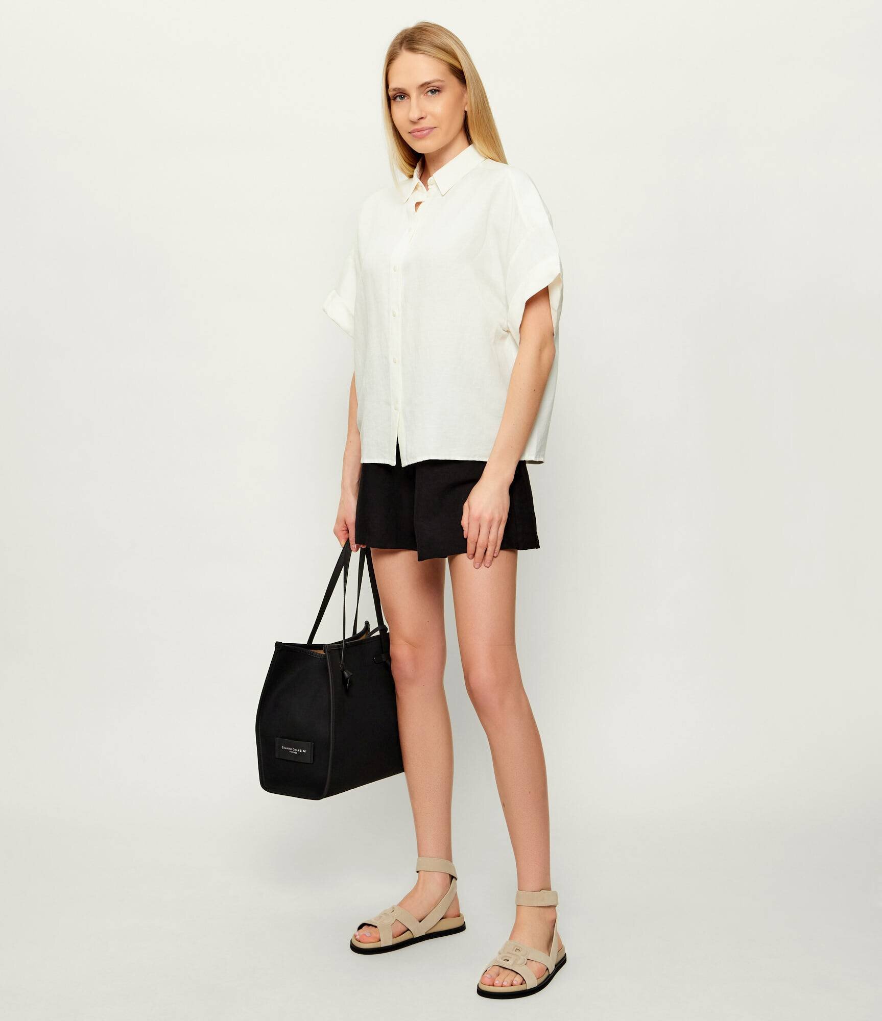 BOSS BLACK Sandale Freyah | piele întoarsă