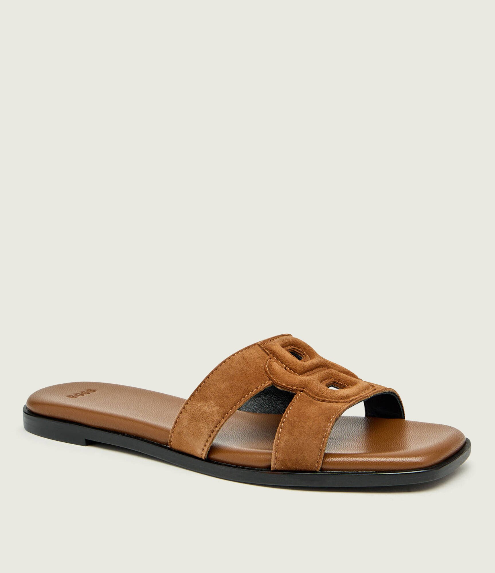 BOSS BLACK Șlapi Charlize_SaMu10_SBHF | piele întoarsă
