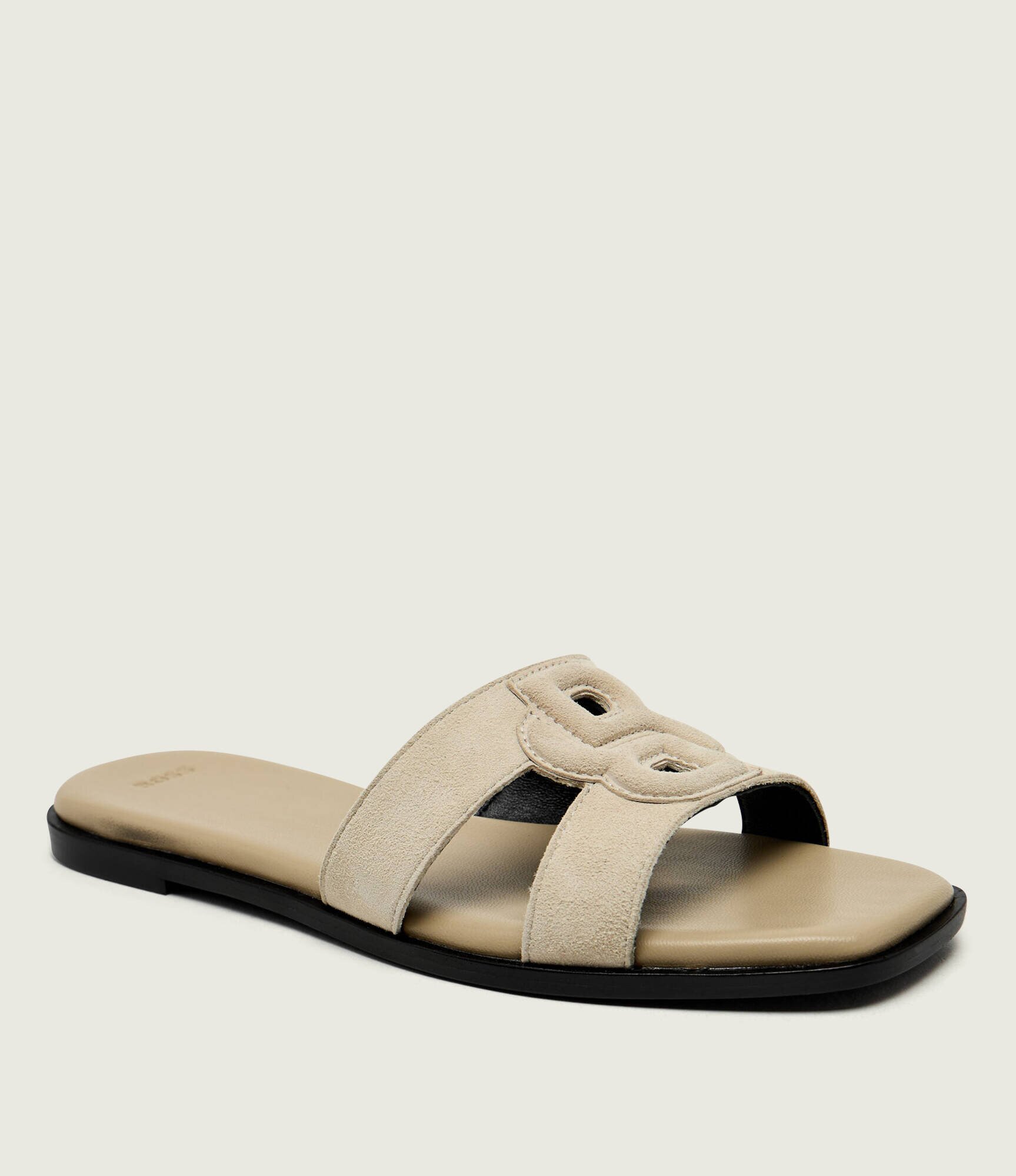 BOSS BLACK Șlapi Charlize_SaMu10_SBHF | piele întoarsă