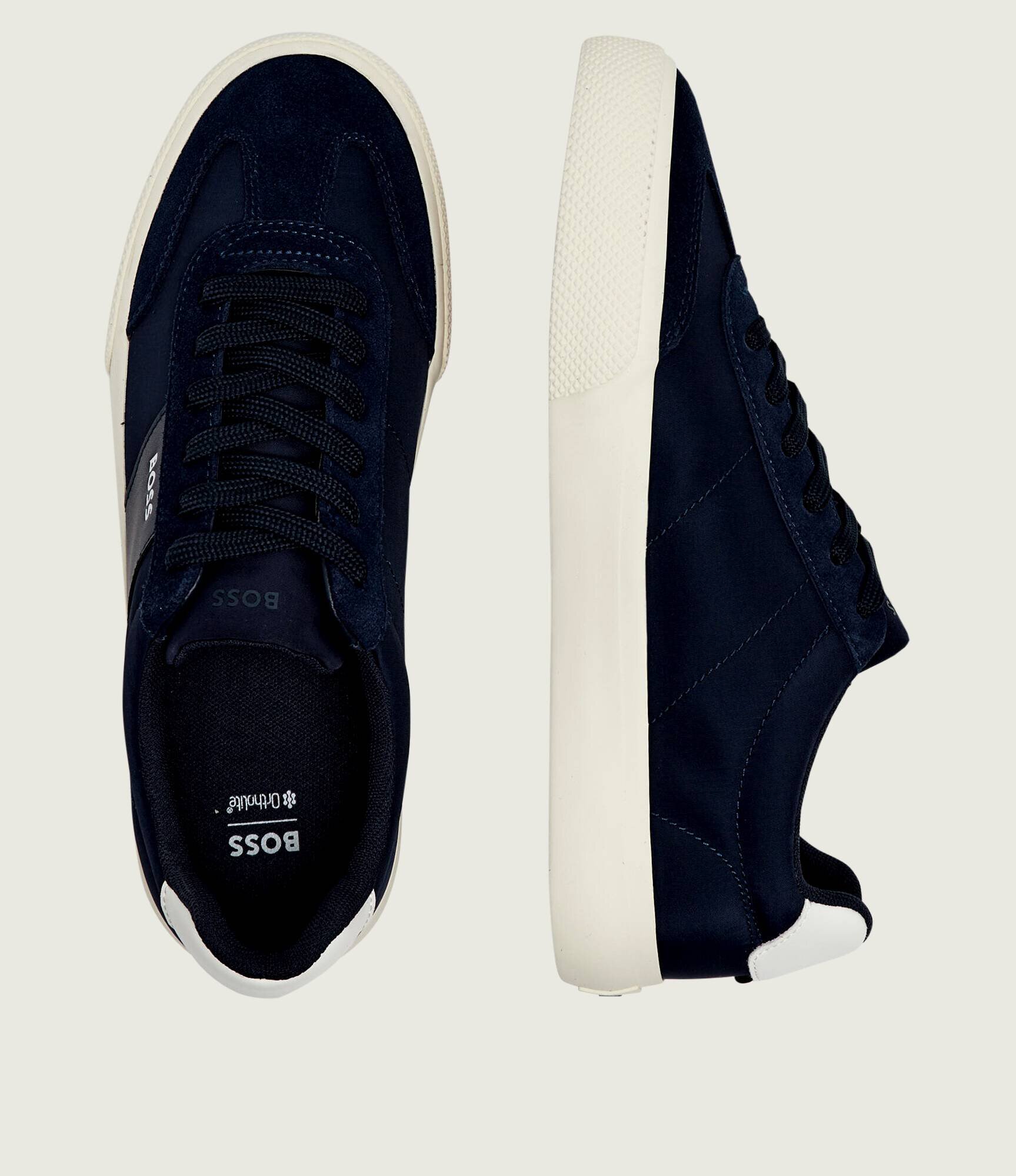 BOSS BLACK Sneakers Aiden_Tenn_sdnypu | piele întoarsă