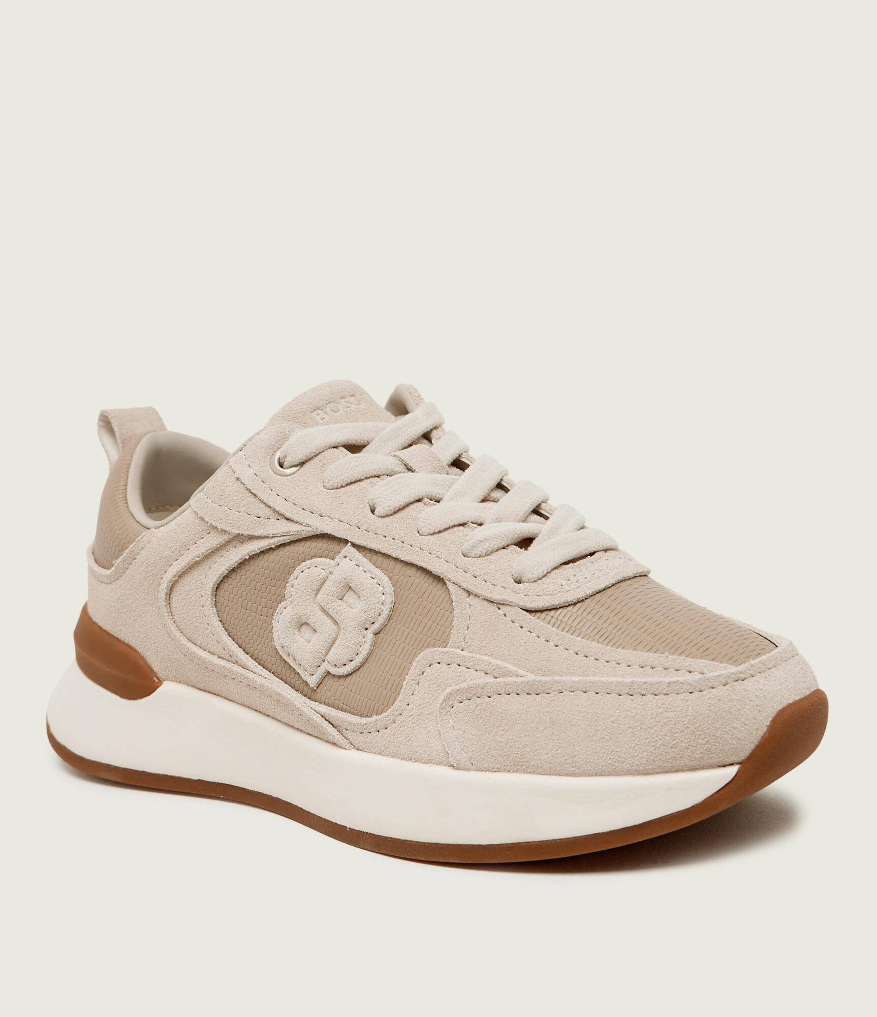BOSS BLACK Sneakers B Icon_Runn_sdlz | piele întoarsă