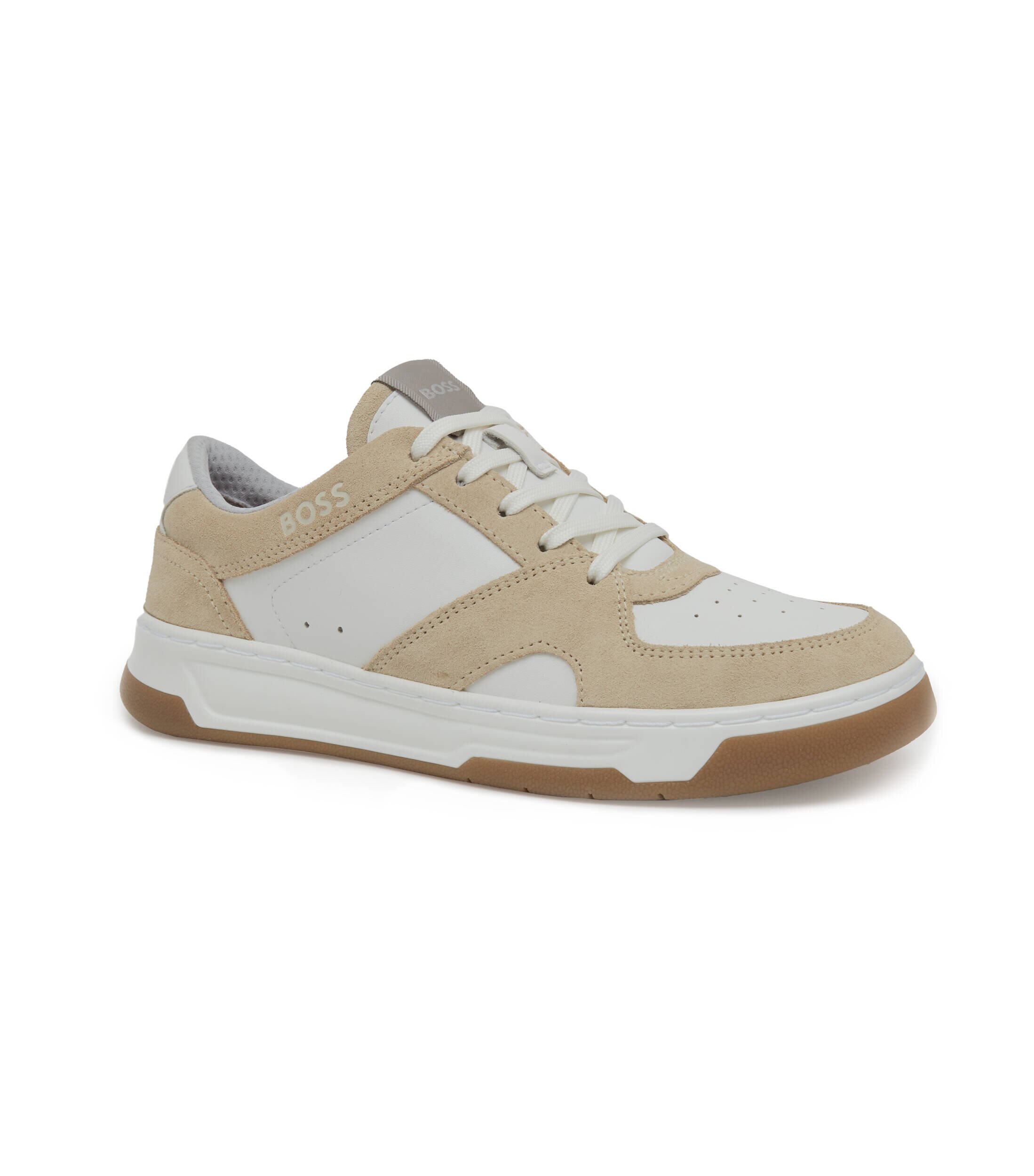 BOSS BLACK Sneakers Baltimore Tenn fsW cu adaos de piele