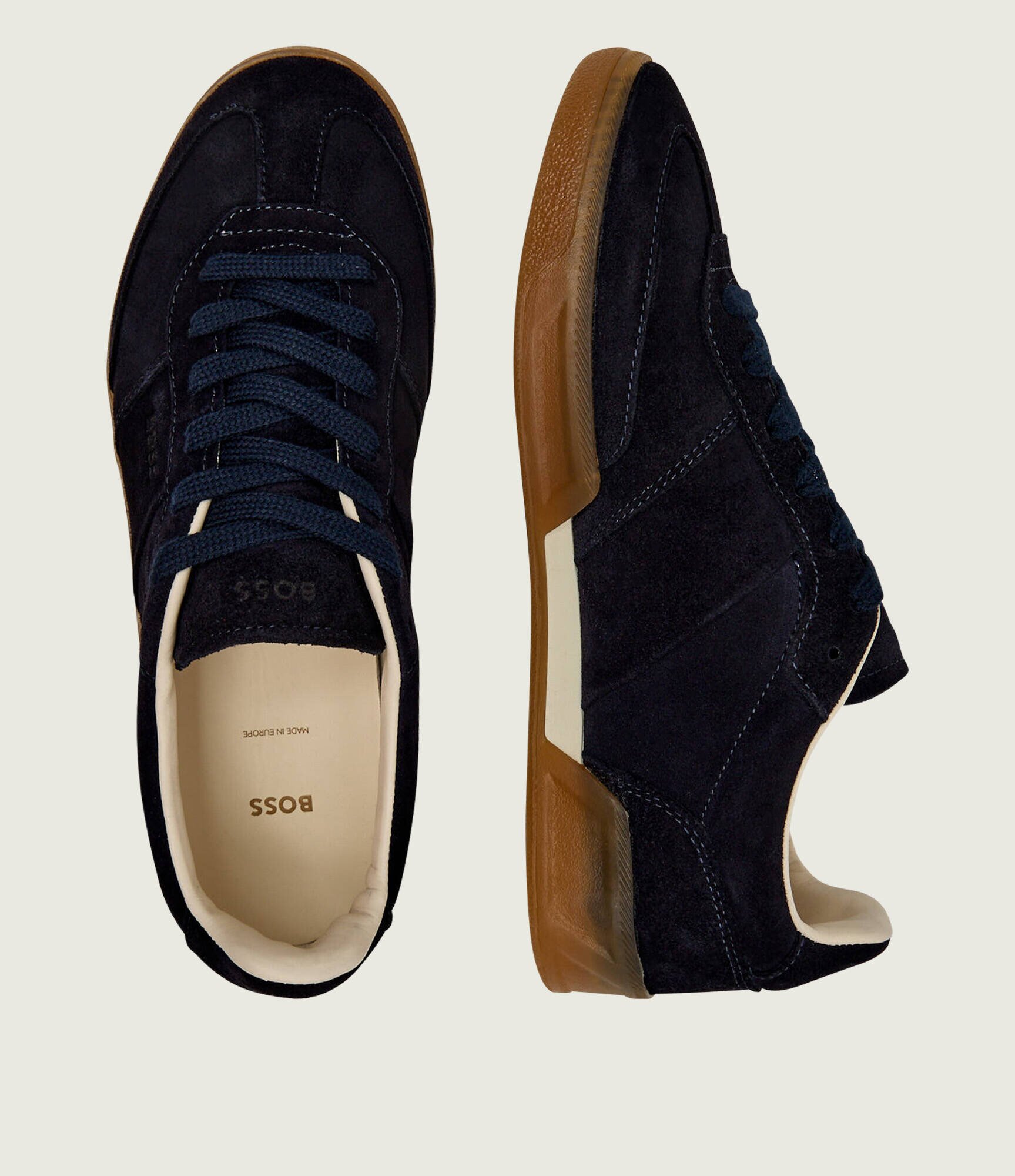 BOSS BLACK Sneakers Brenta_Tenn_fullsd | piele întoarsă
