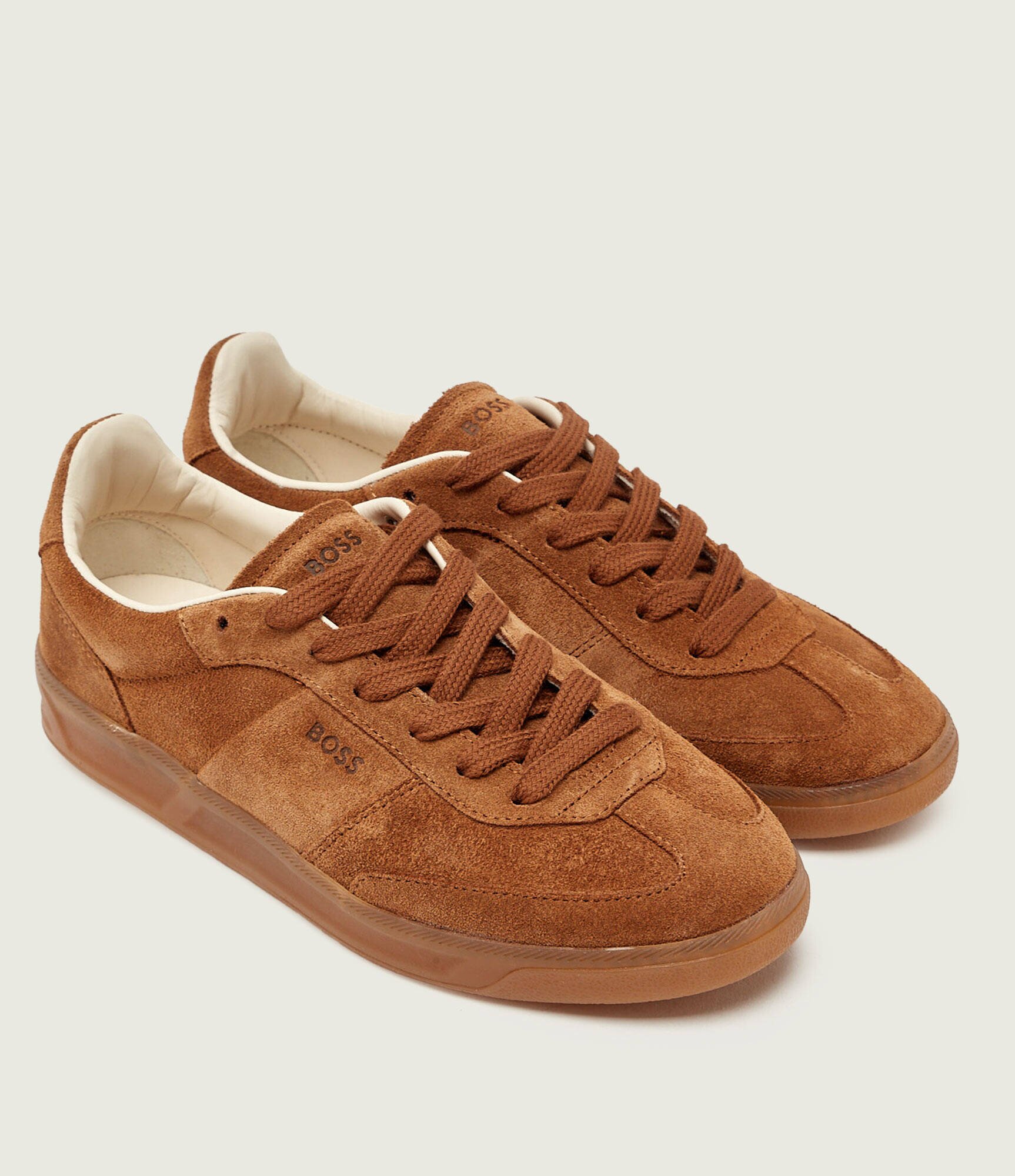 BOSS BLACK Sneakers Brenta_Tenn_fullsd | piele întoarsă