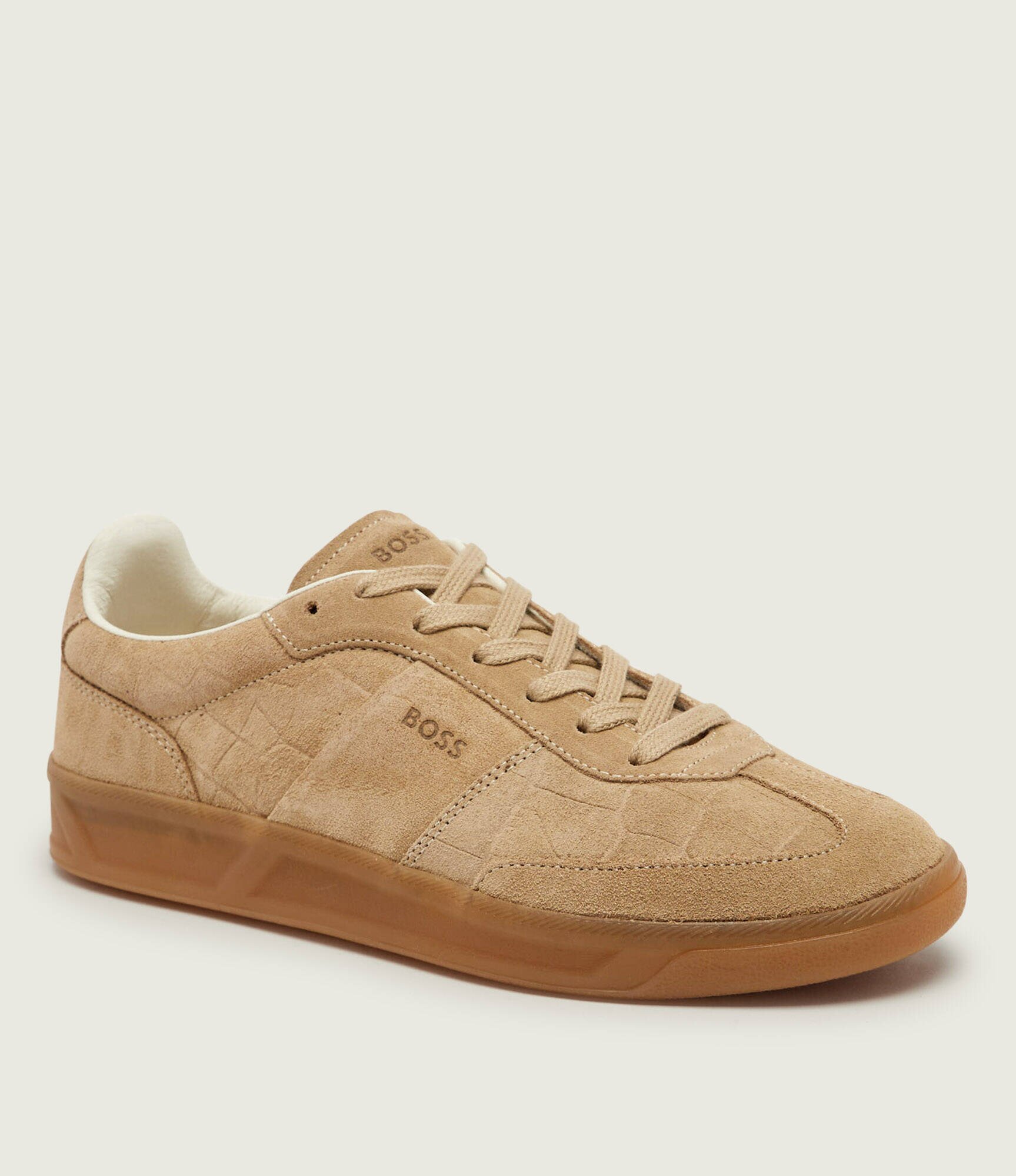 BOSS BLACK Sneakers Brenta_Tenn_sdcrc | piele întoarsă