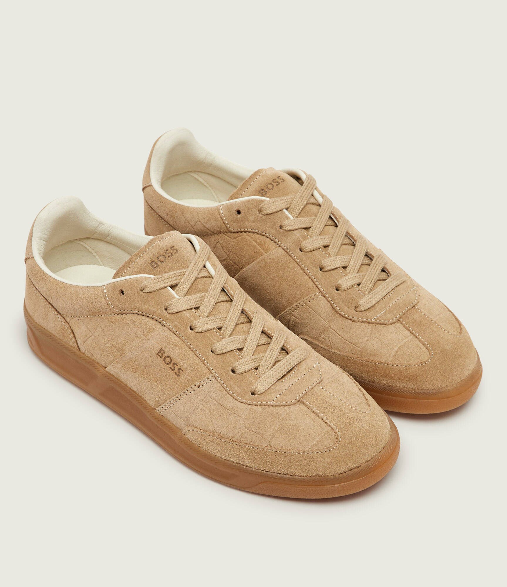 BOSS BLACK Sneakers Brenta_Tenn_sdcrc | piele întoarsă