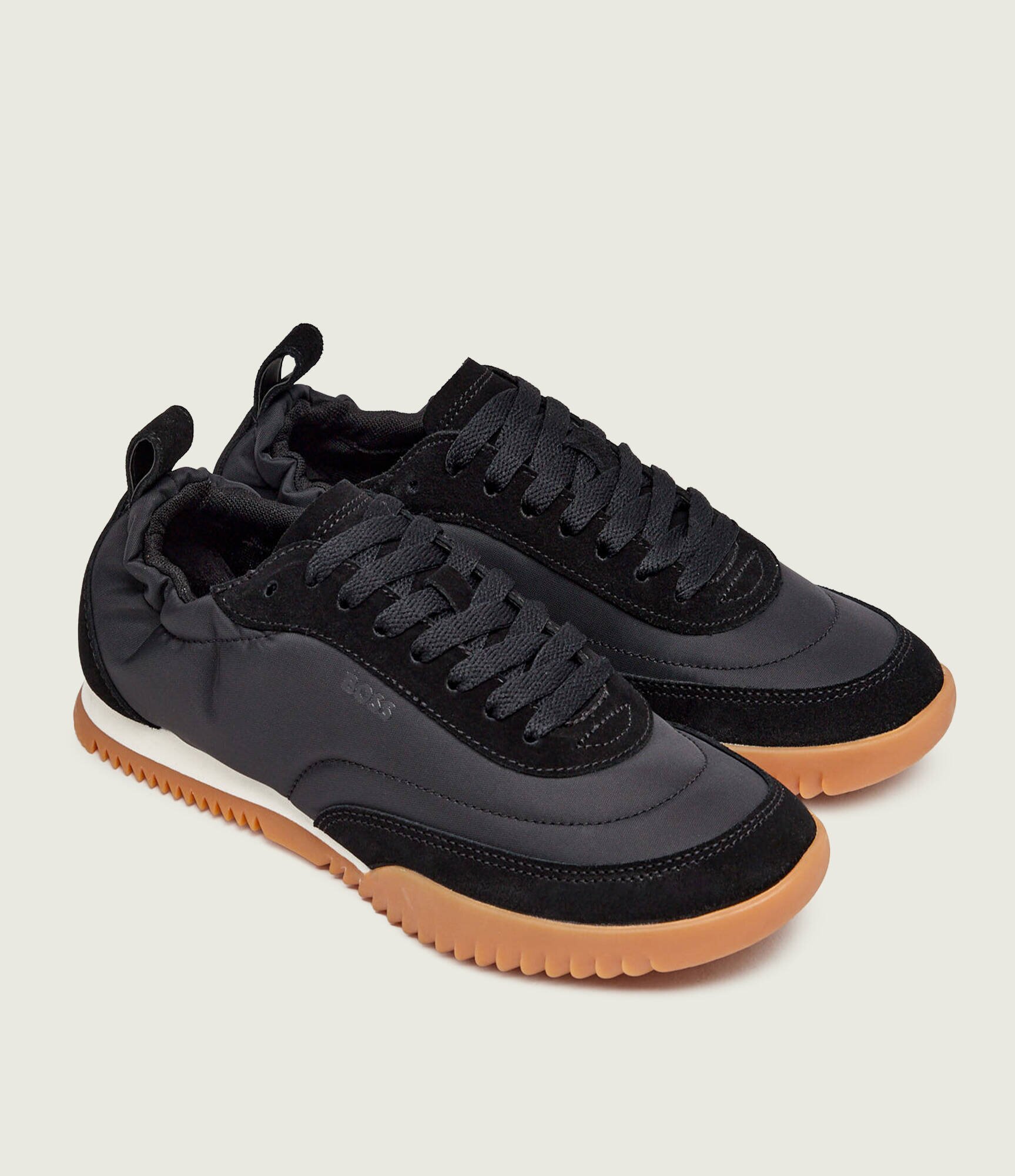 BOSS BLACK Sneakers Carlynn_Lowp_nysdel | piele întoarsă