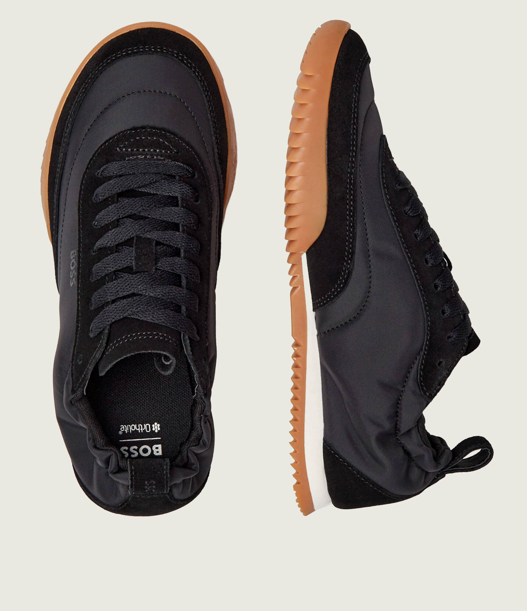 BOSS BLACK Sneakers Carlynn_Lowp_nysdel | piele întoarsă