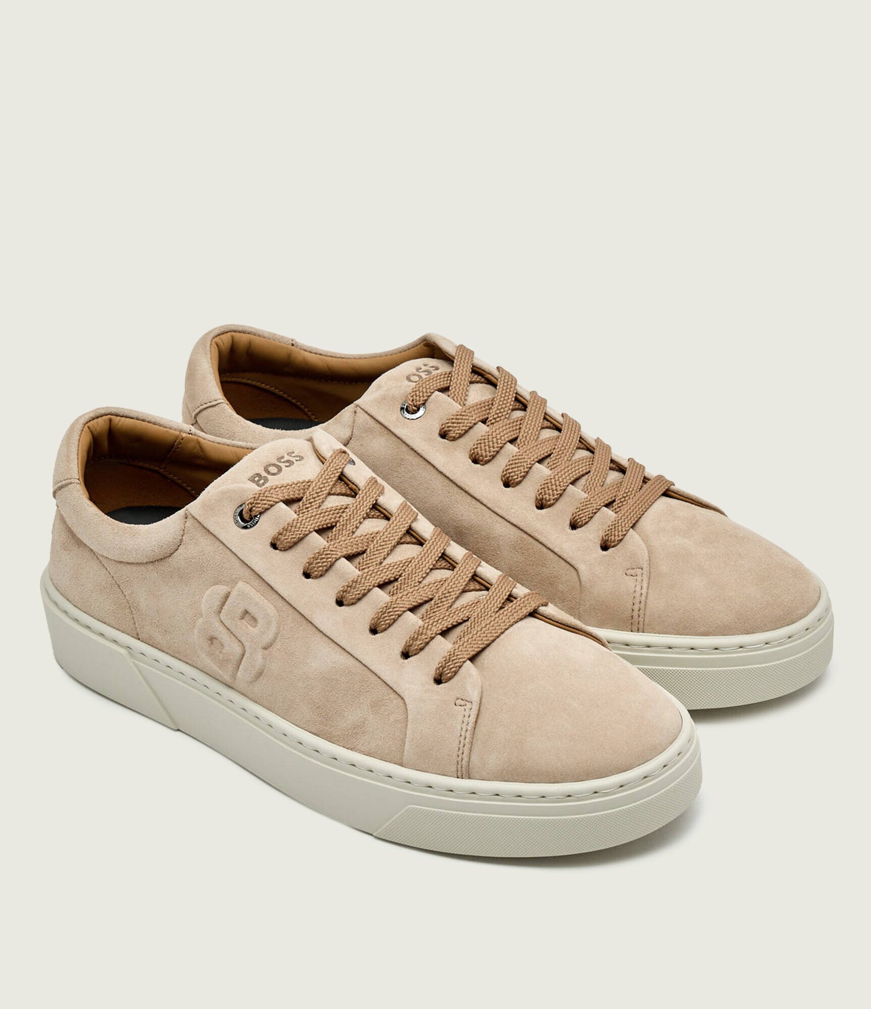 BOSS BLACK Sneakers Gary_Tenn_sdbbe | piele întoarsă