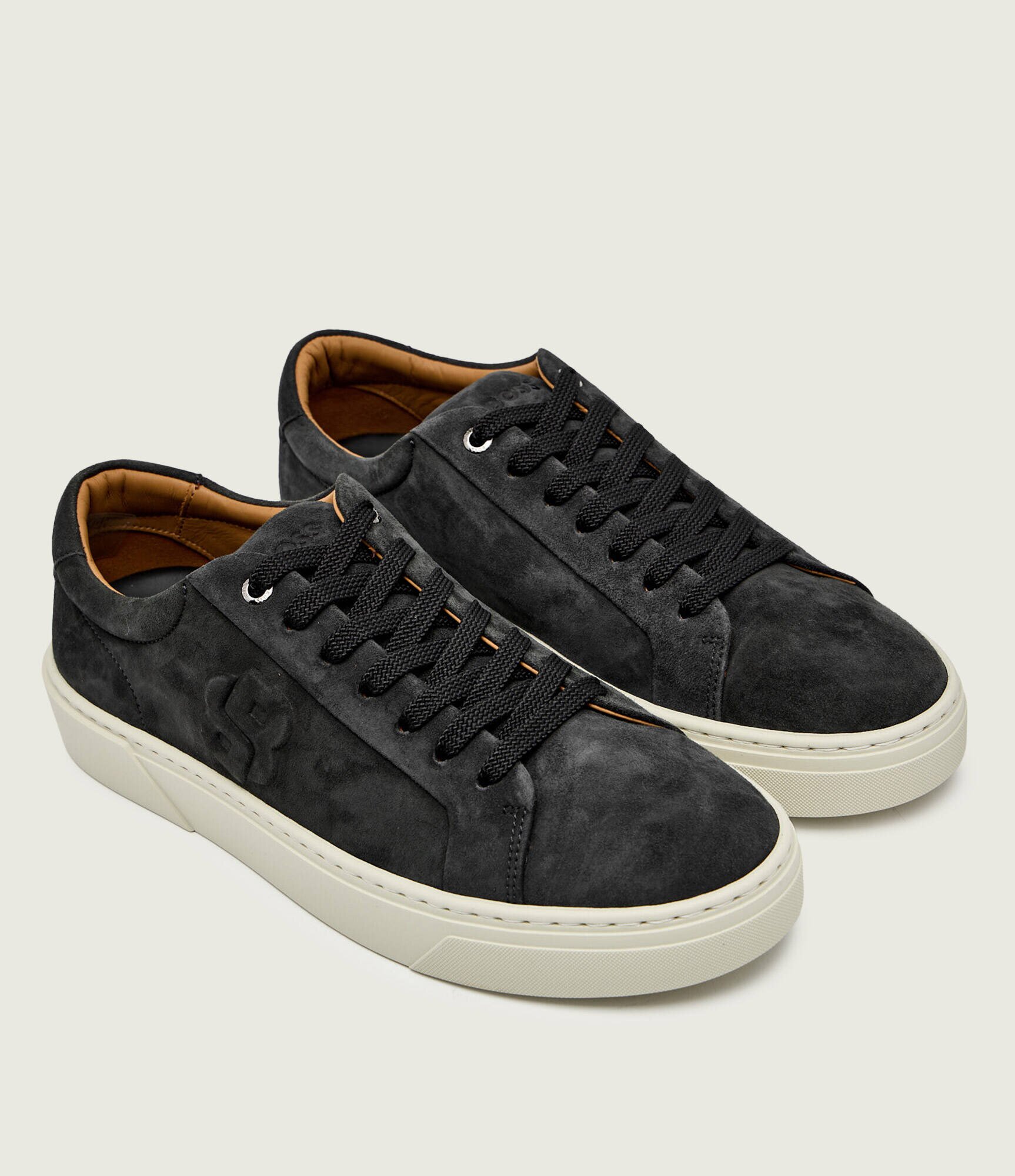 BOSS BLACK Sneakers Gary_Tenn_sdbbe | piele întoarsă